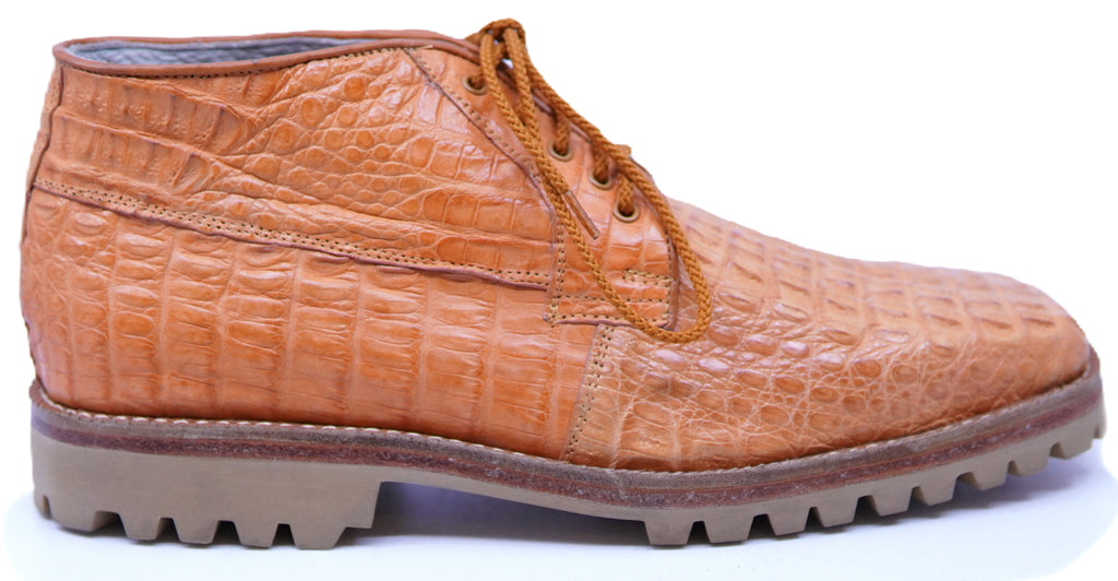 Caiman Hornback Square Toe 8D Ankle Boots image 0
