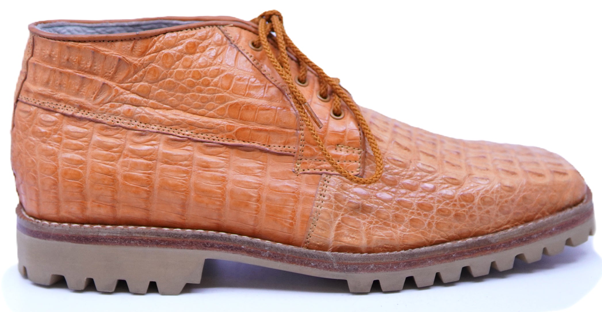 Caiman Hornback Square Toe 8D Ankle Boots image 0