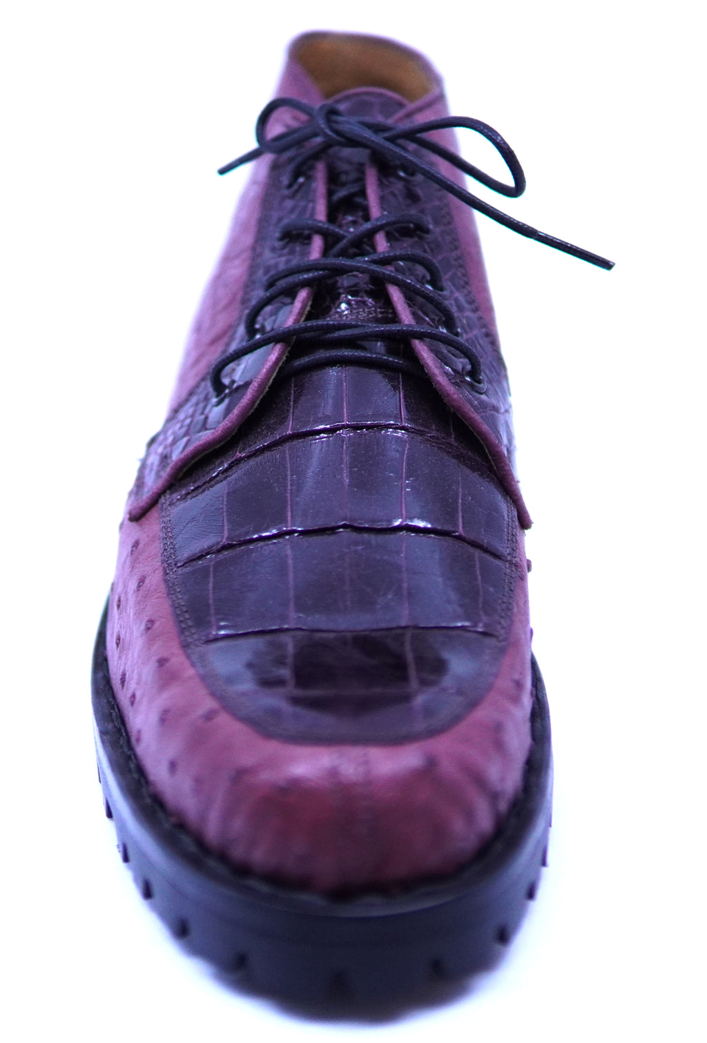 Ostrich & Alligator Belly Ankle Boots image 3
