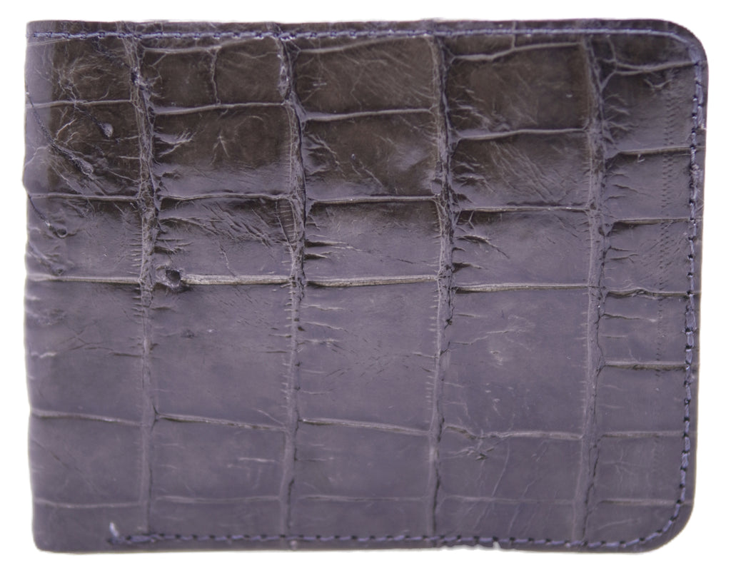 Genuine Glossy Brown Alligator Wallet image 0