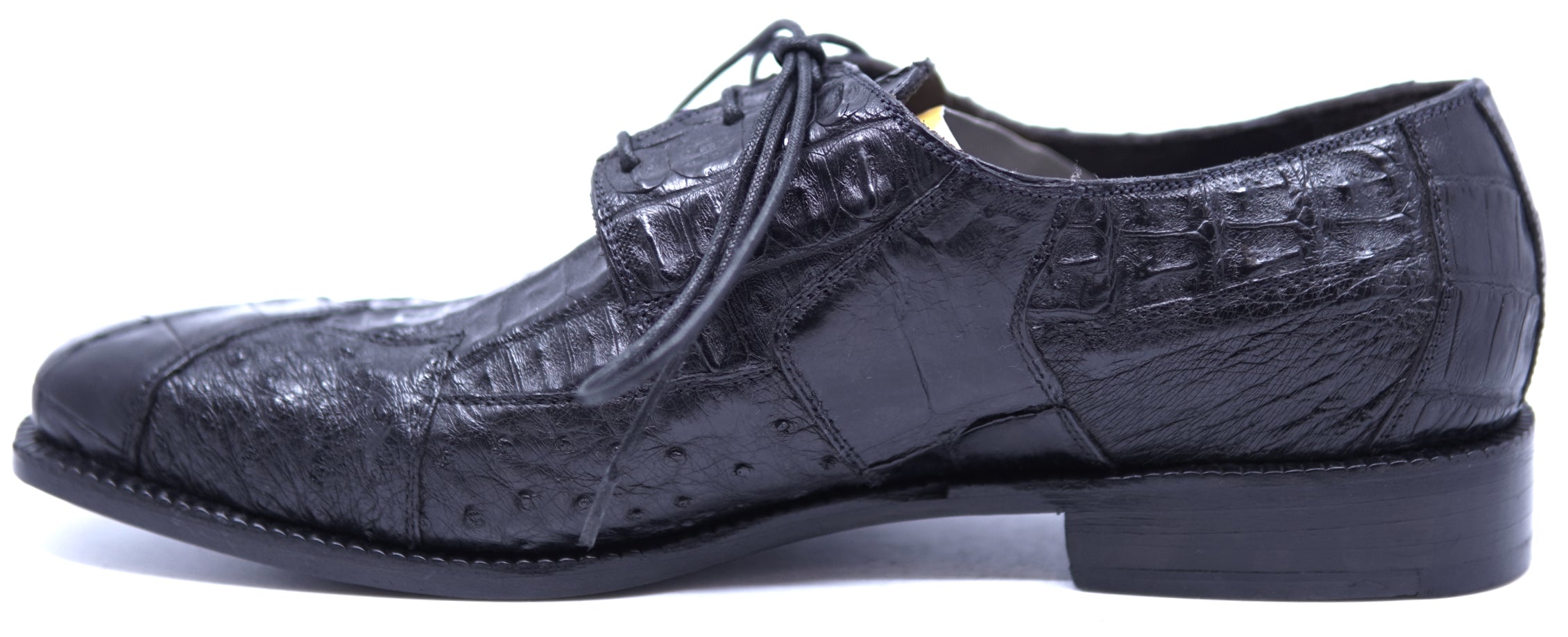 Genuine Alligator & Ostrich 007 Dress Shoe 12.5-US Men's image 1