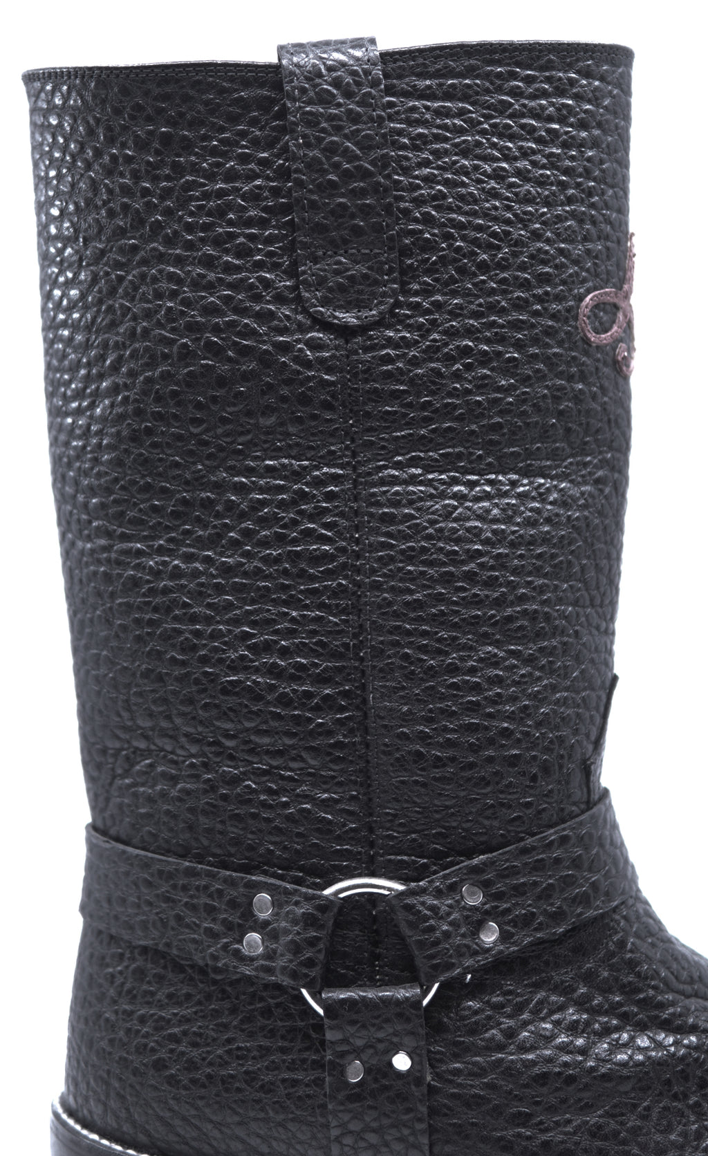 Genuine Buffalo Textured Motorcycle Boots image 5