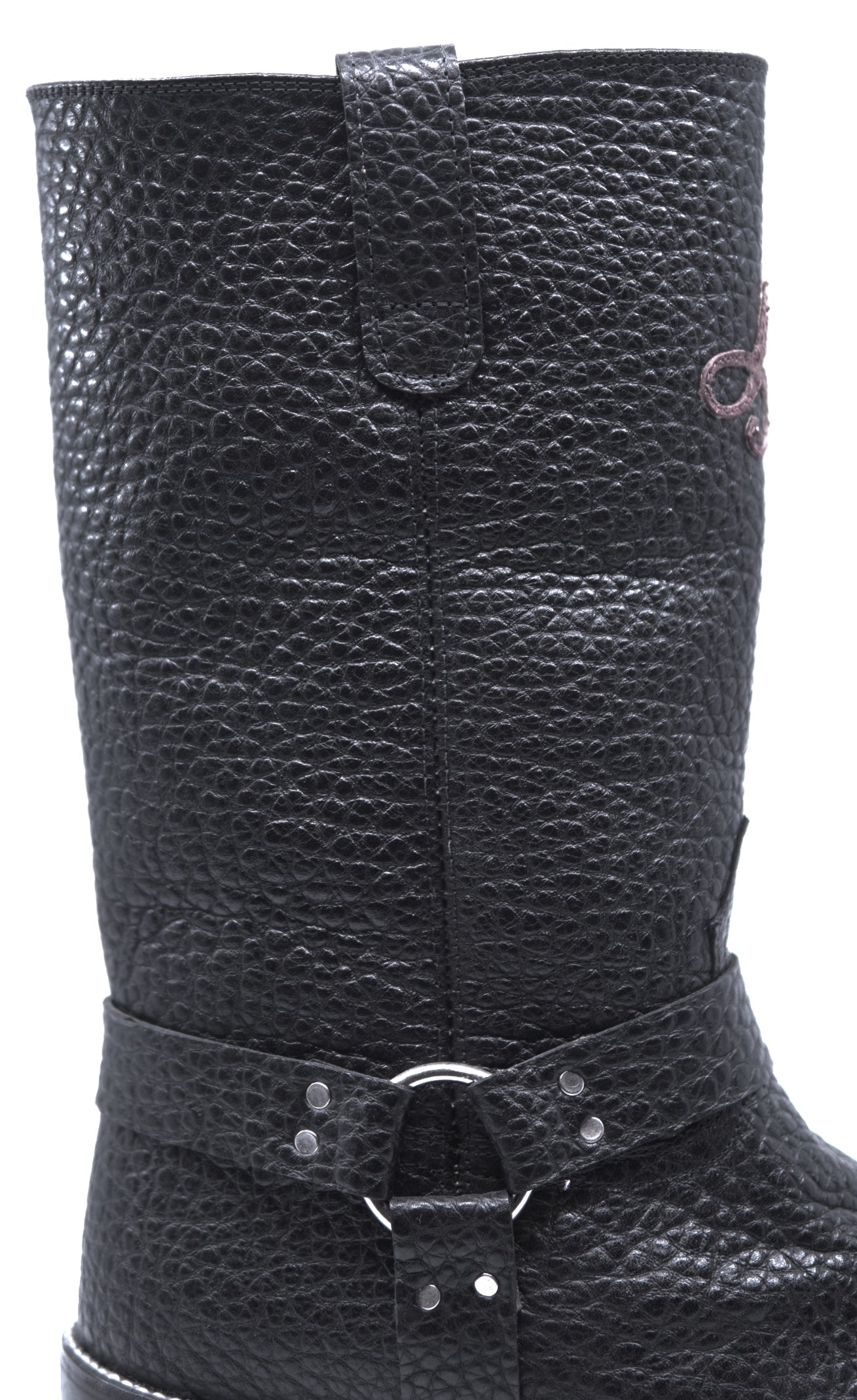 Genuine Buffalo Textured Motorcycle Boots image 5