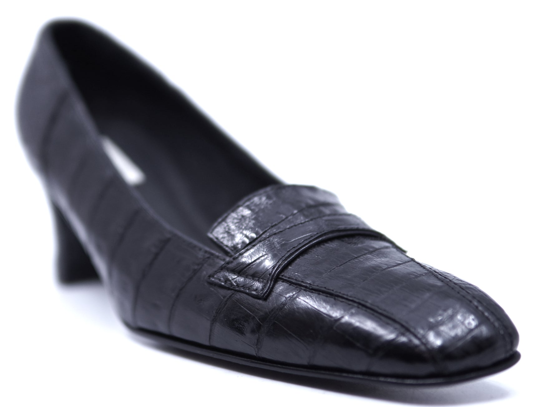Genuine Crocodile Heel 6-US Women's image 2