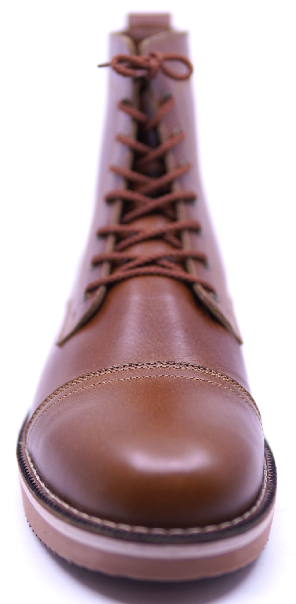Genuine Leather Cap Toe Boots 9.5-US Men's image 3