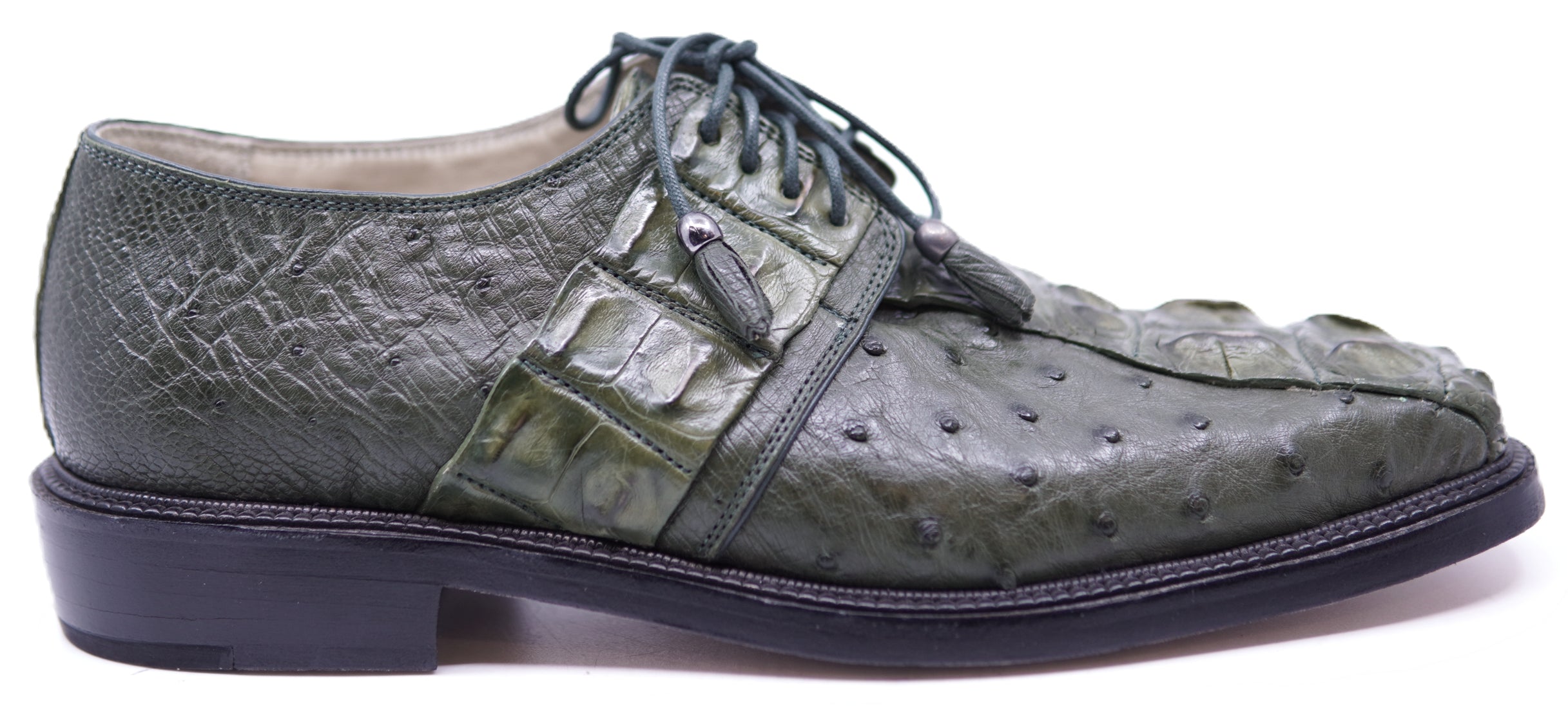 Genuine Alligator HB & Ostrich Dress Shoe image 0