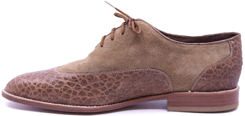 Buffalo Textured & Suede Wingtip Dress Shoe image 1
