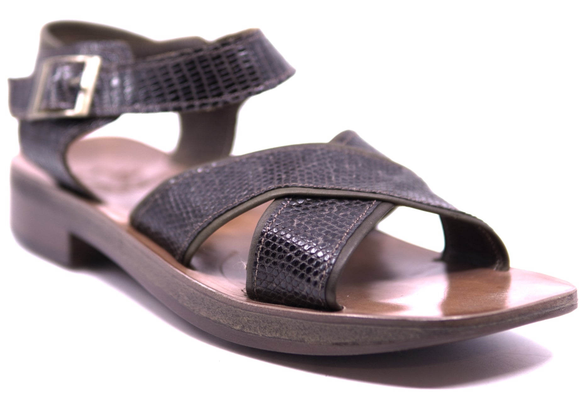 Genuine Unisex Lizard Strap Sandals image 2