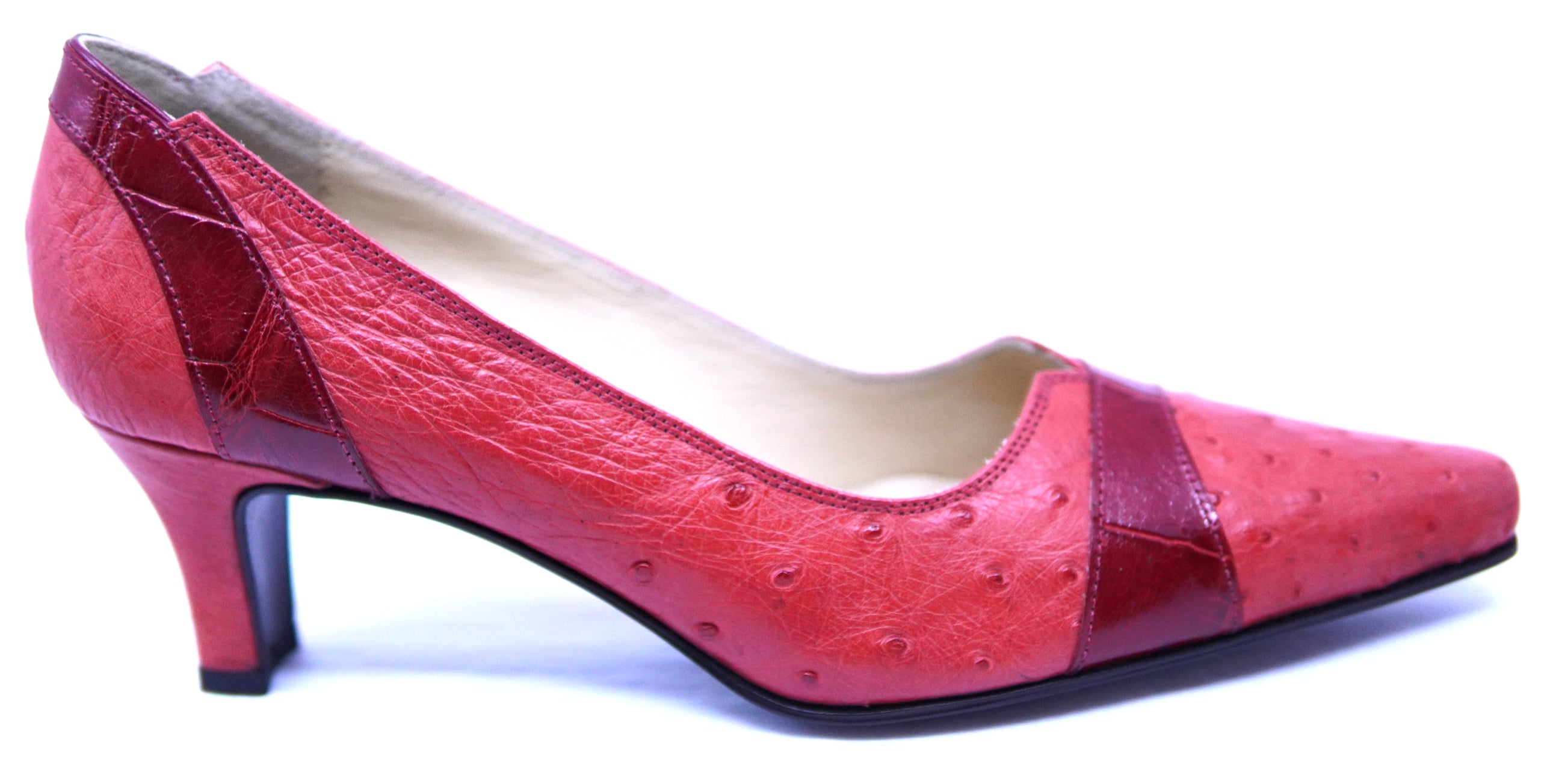Ostrich & Alligator Heel image 0