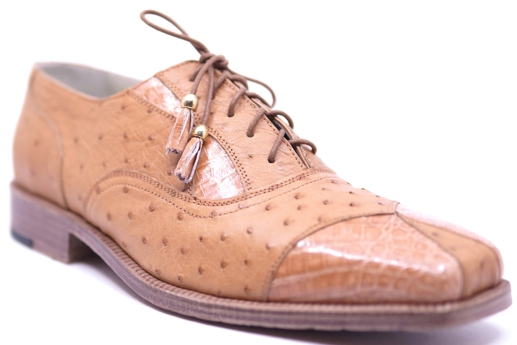 Genuine Alligator & Ostrich Dress Shoe 12-US Men's image 2