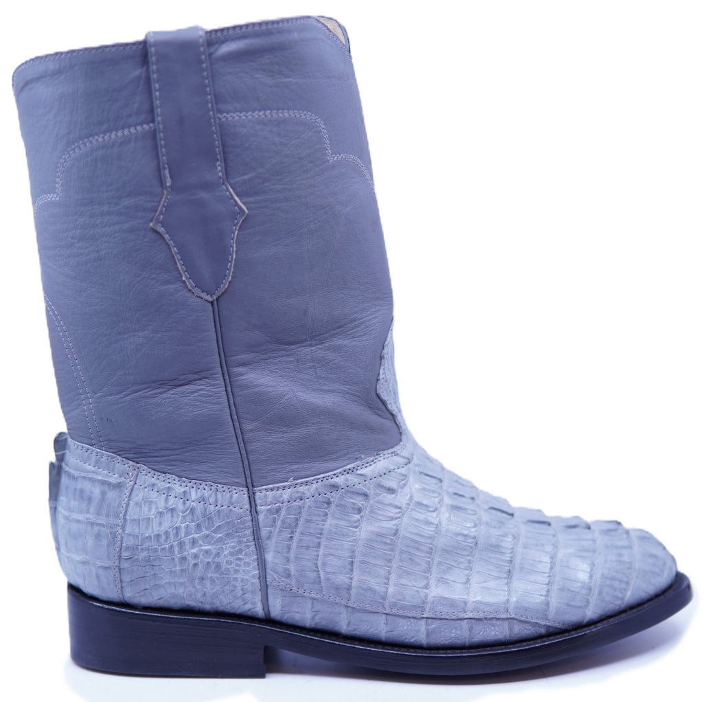 Genuine Caiman Tail Roper Boots image 0