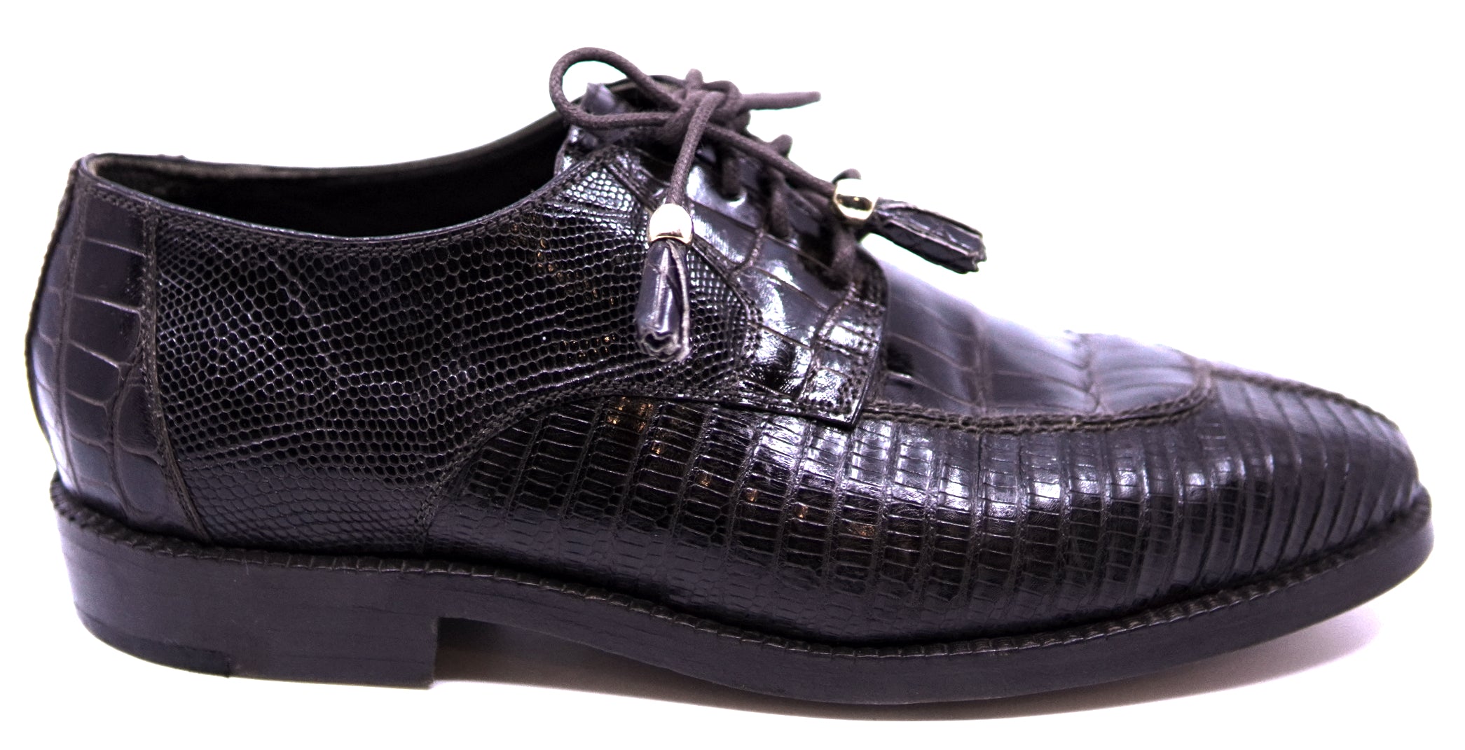 Dark Brown Crocodile & Lizard Dress Shoe image 0