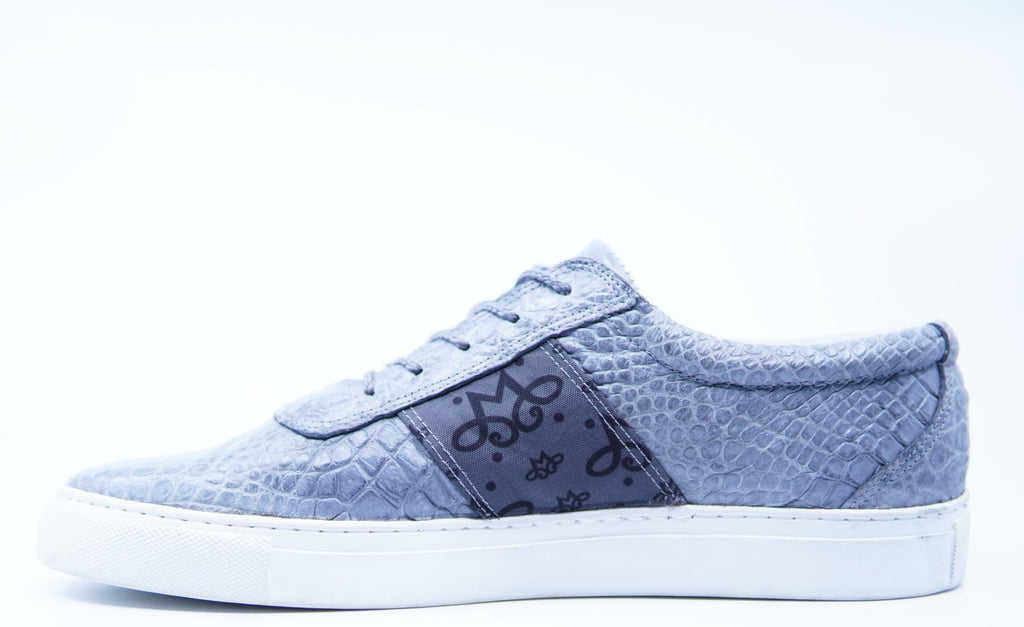 Full Grey Alligator Sneaker US Men's 10.5 image 2