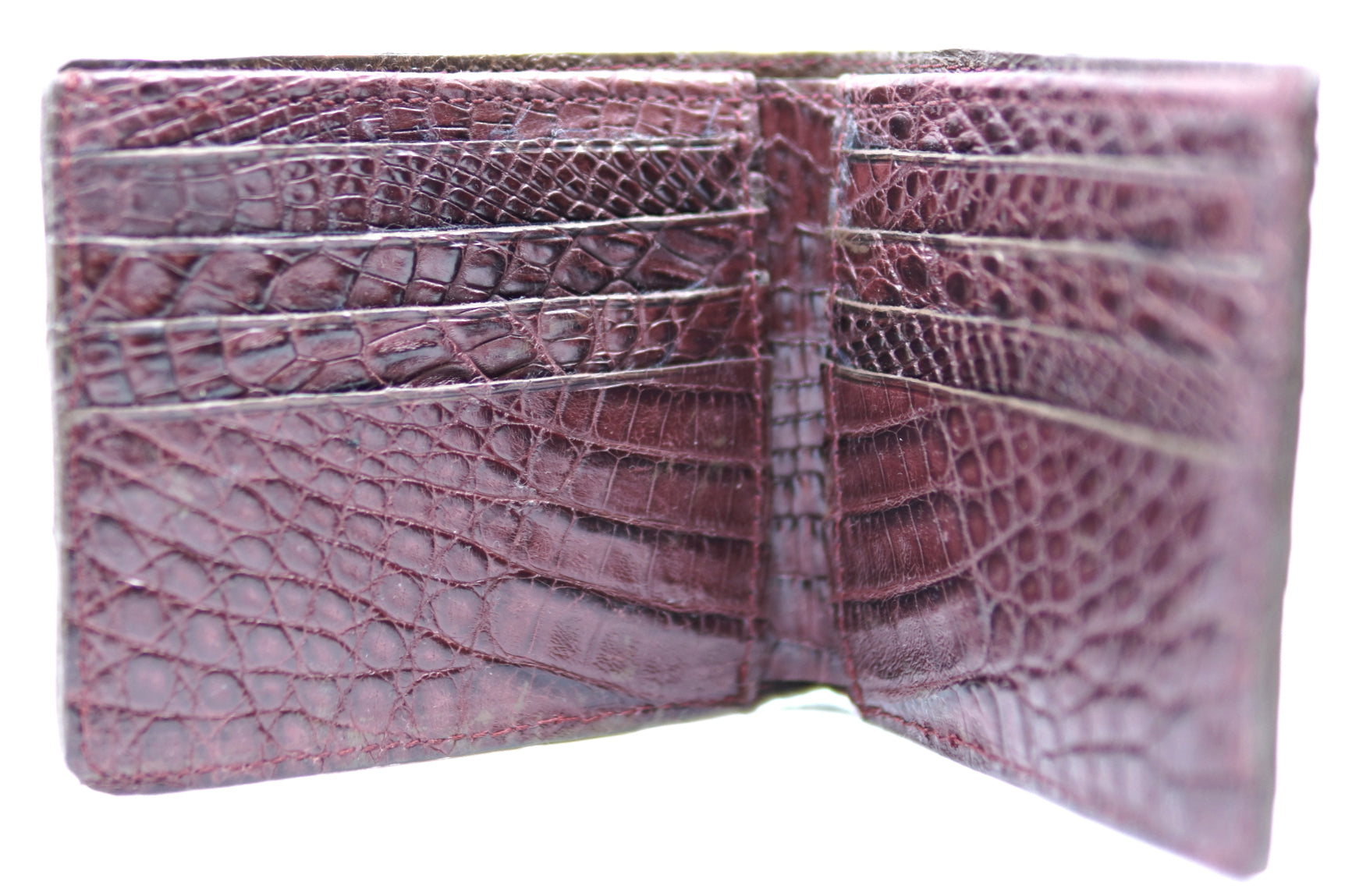Genuine Alligator Bi-Fold Wallet image 1