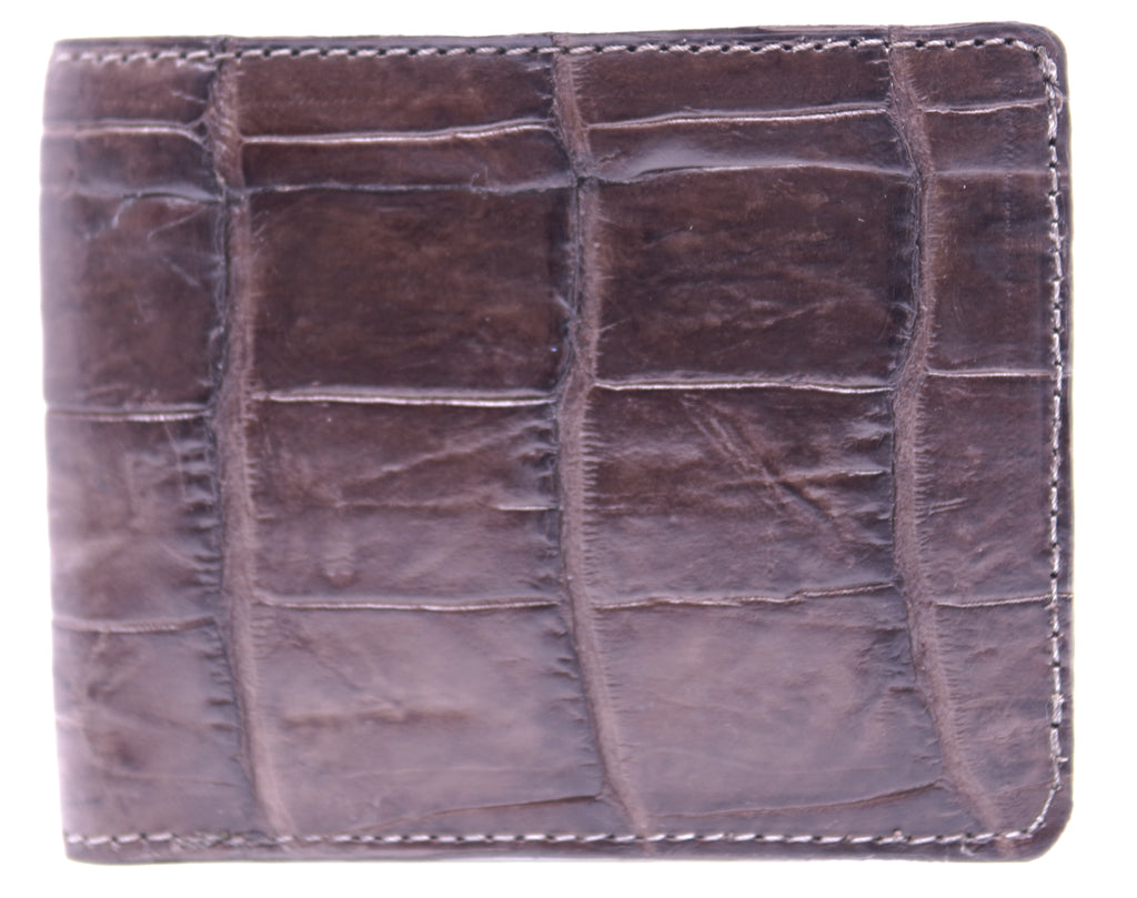 Genuine Alligator Bi-Fold Wallet image 0