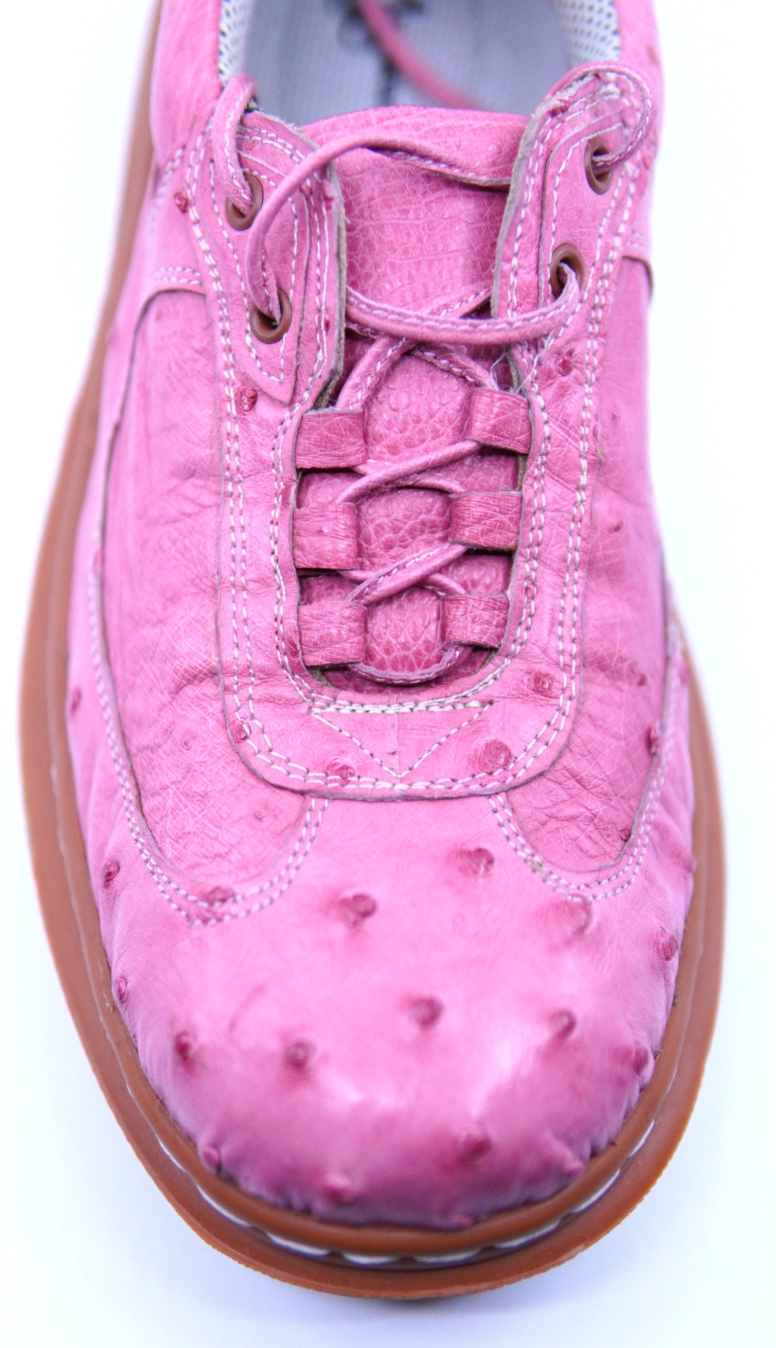 Pink Ostrich Sneakers US Women's 9 image 1