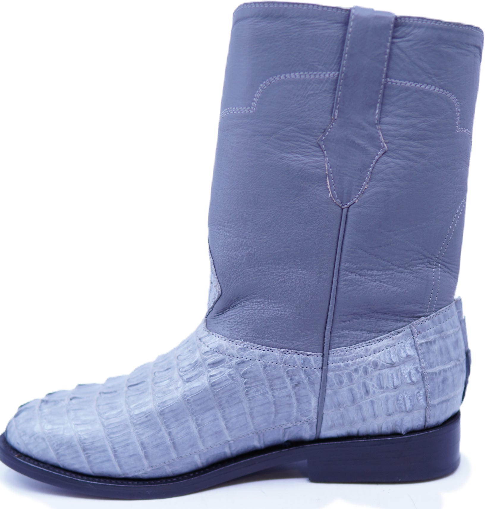 Genuine Caiman Tail Roper Boots image 1