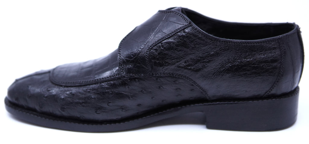 Crocodile & Ostrich Buckle Strap Dress Shoe image 1