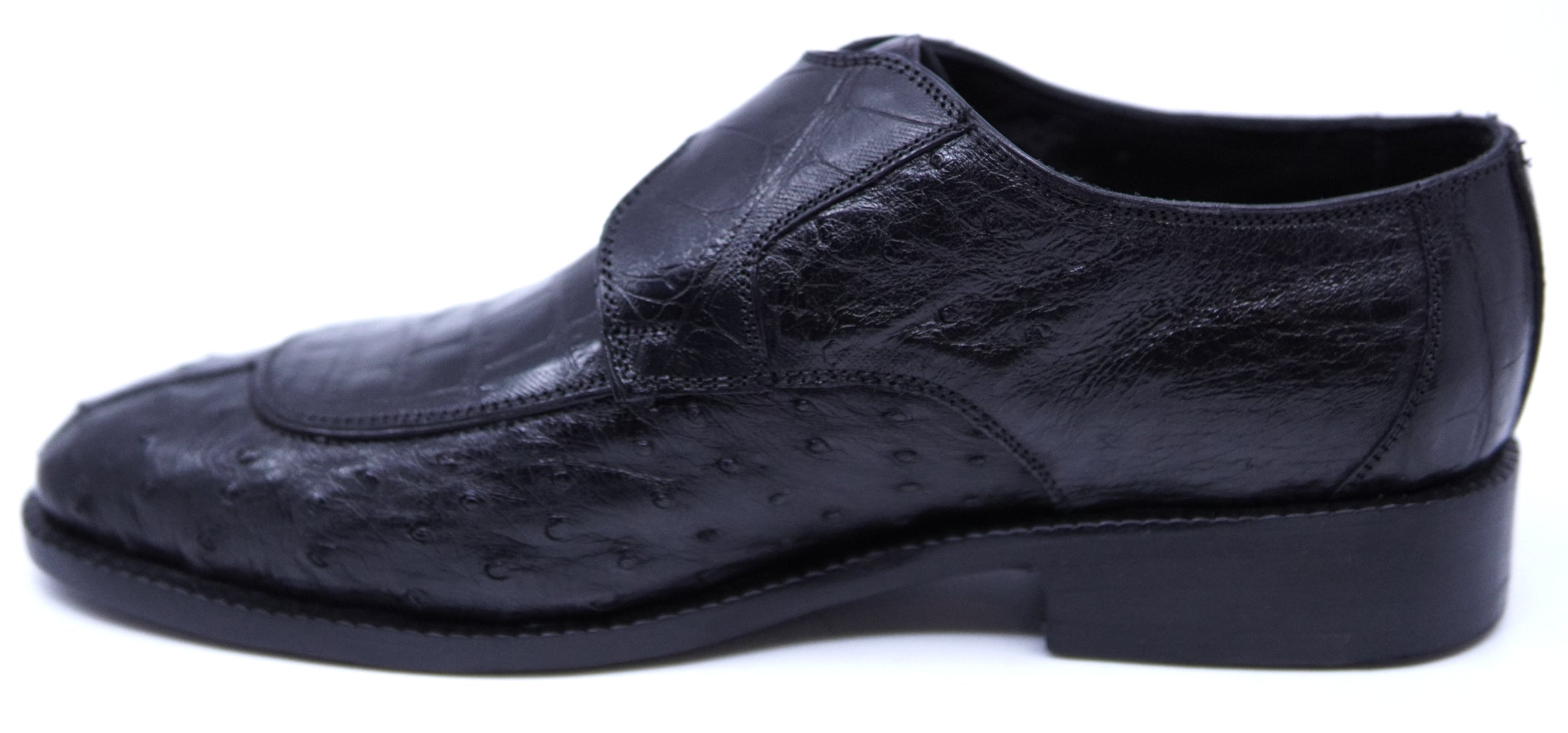 Crocodile & Ostrich Buckle Strap Dress Shoe image 1