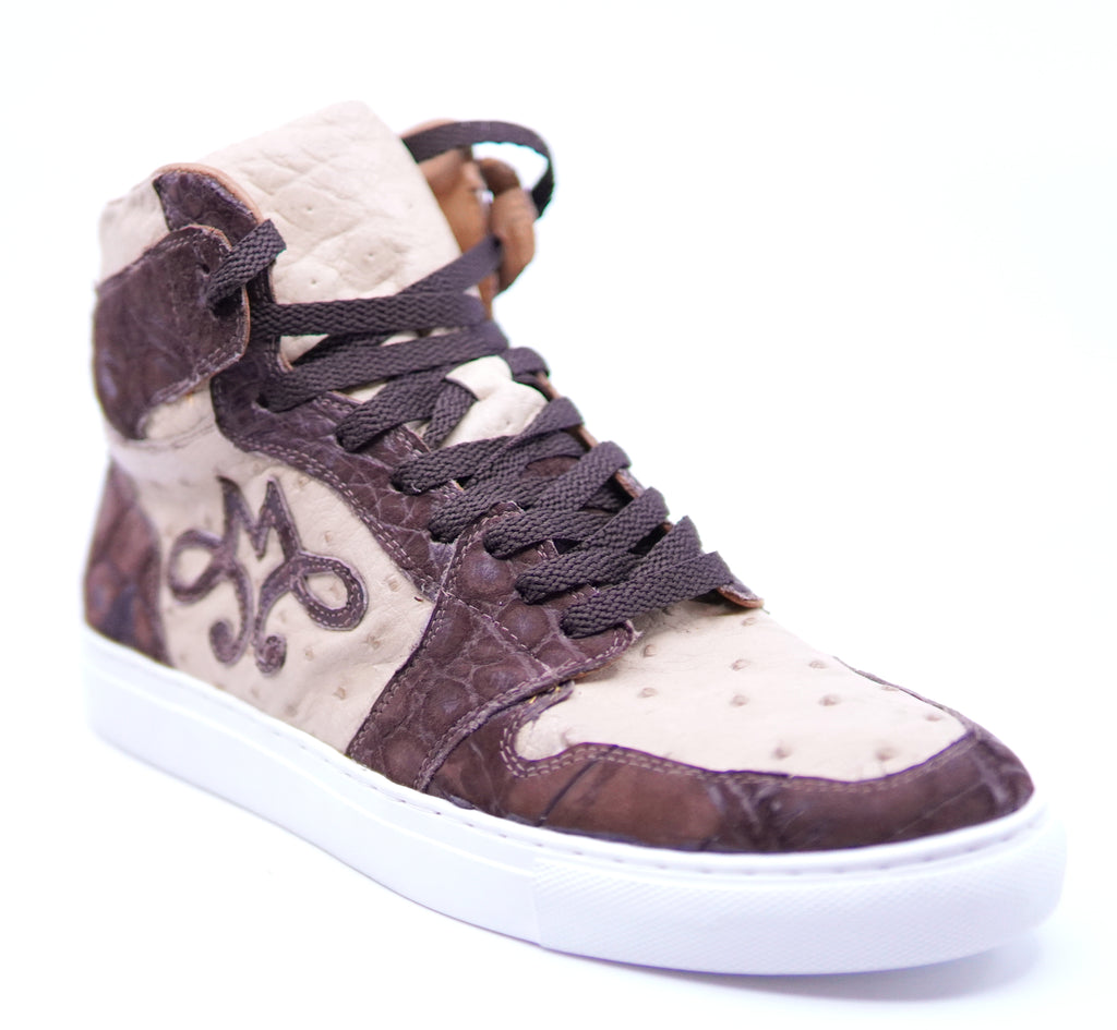 Suede Alligator & Ostrich Hi Top US 11 image 1