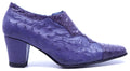 Genuine Purple Ostrich & Python Heels 9-US Women's image 0