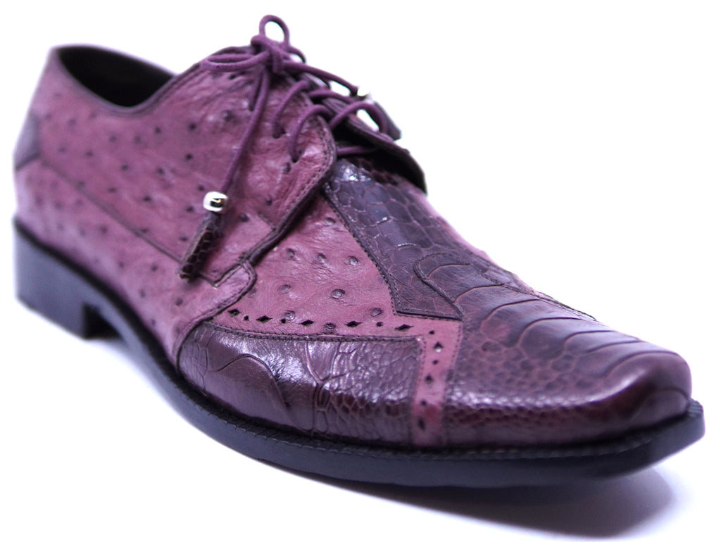 Burgundy Ostrich Dress Shoe image 2