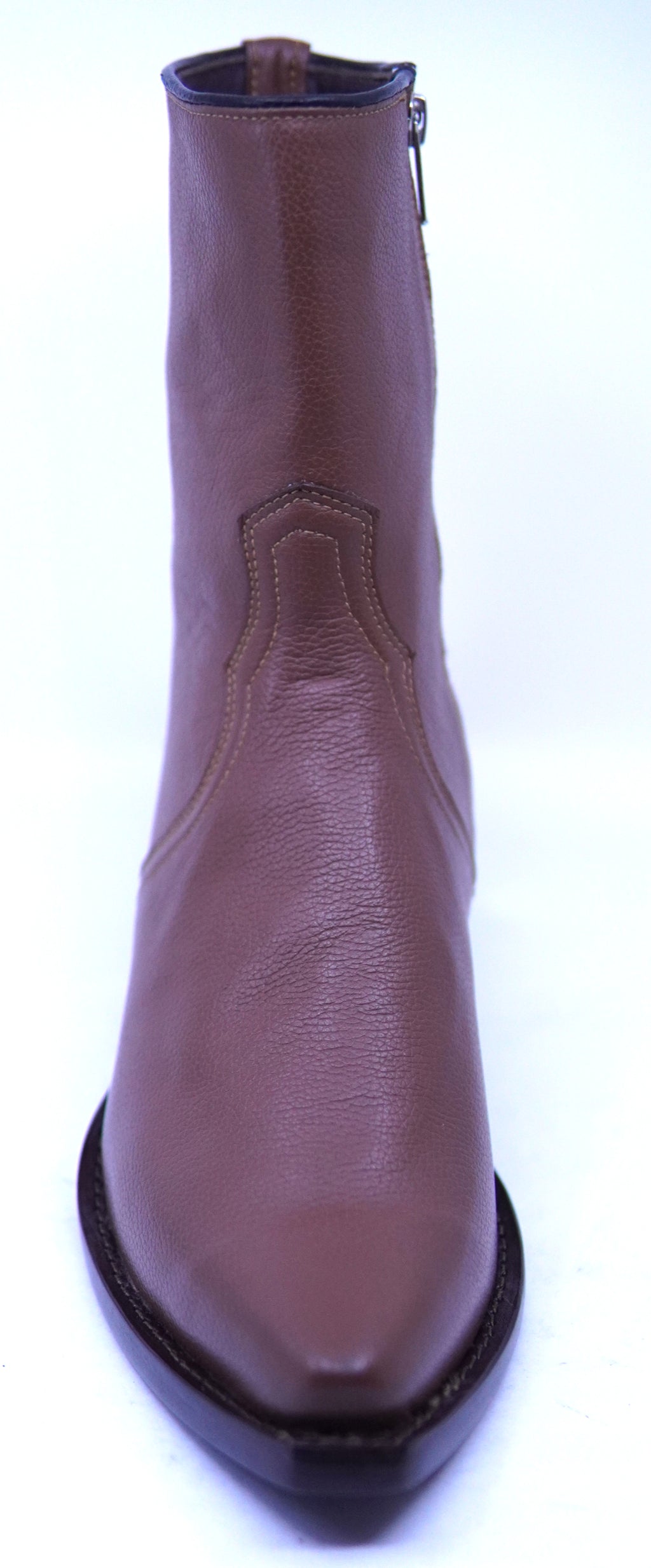 Full Leather Zipper Boot image 3