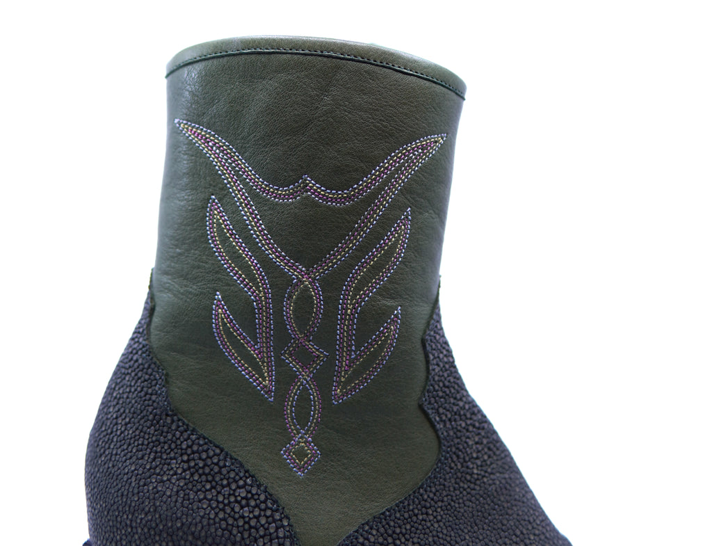 Genuine Stingray Textured Botin 8.5- US Womens image 2