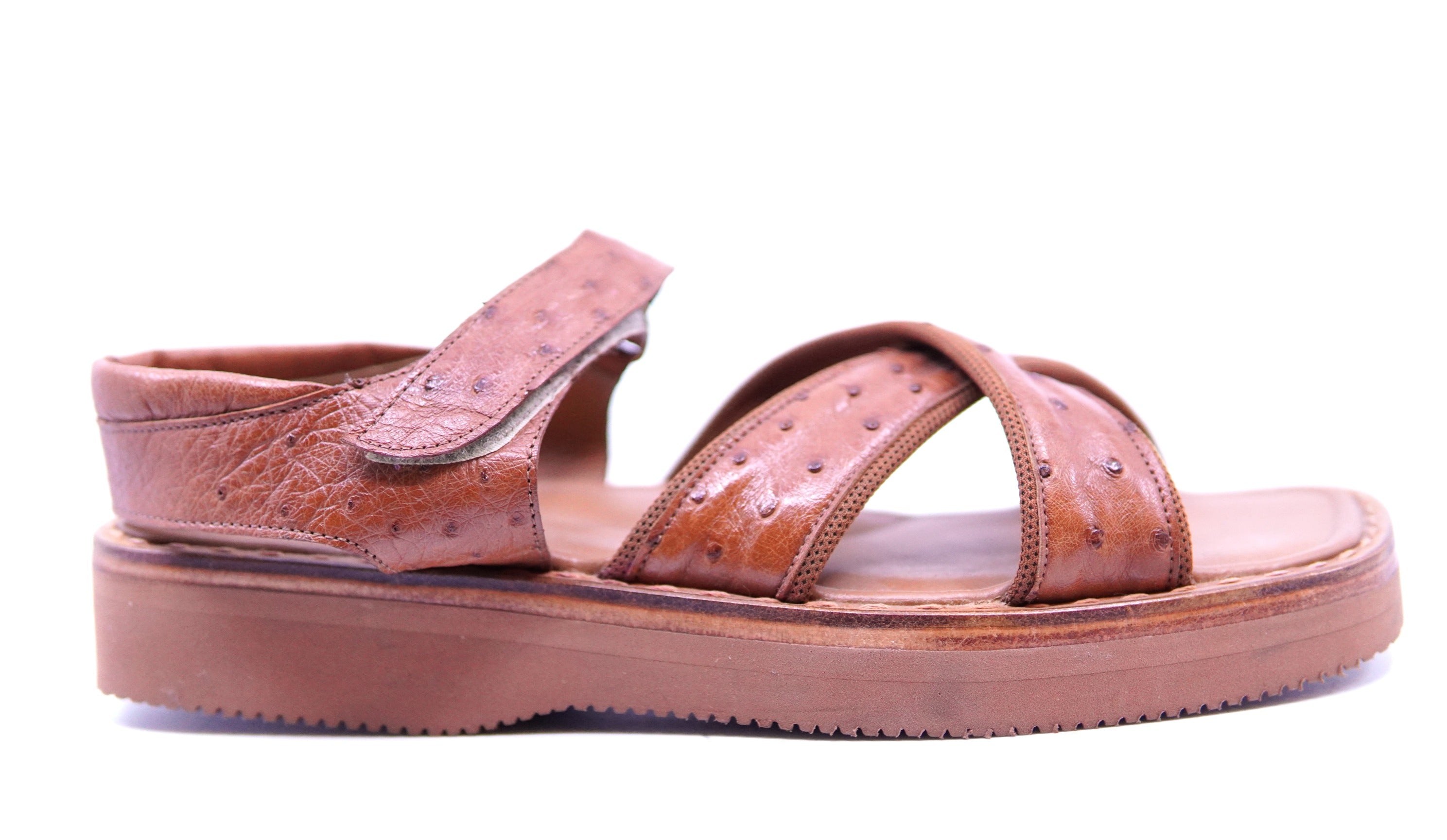 Ostrich Strap Sandals US 14 image 0