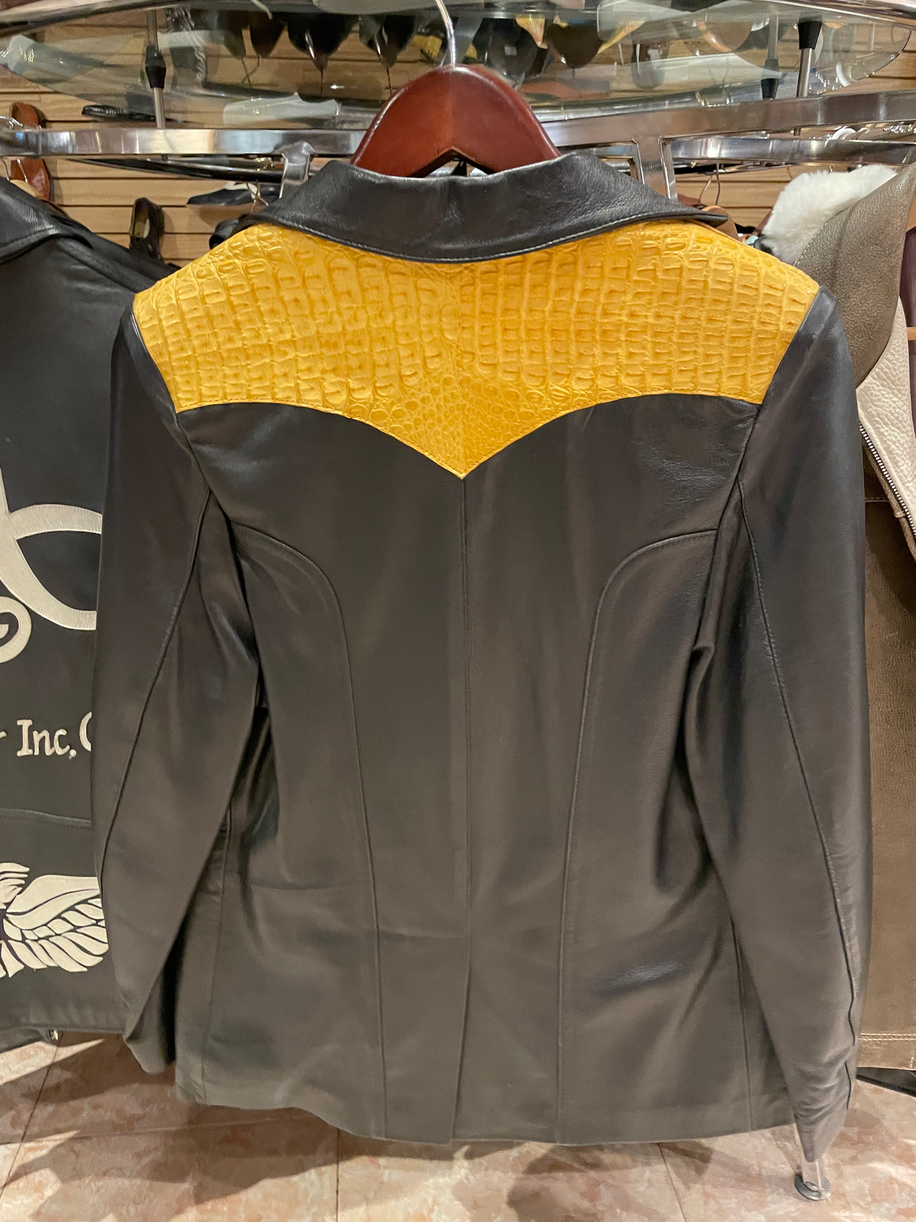 Buttercup Crocodile and Leather Coat US Men's M image 1