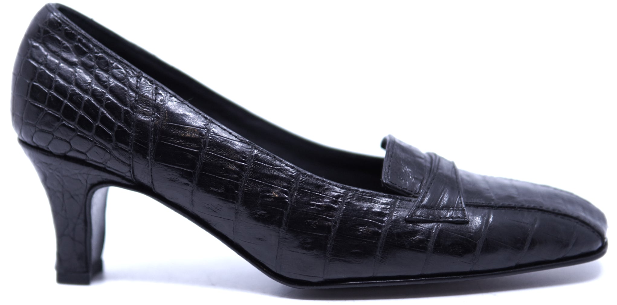 Genuine Crocodile Heel 6-US Women's image 0