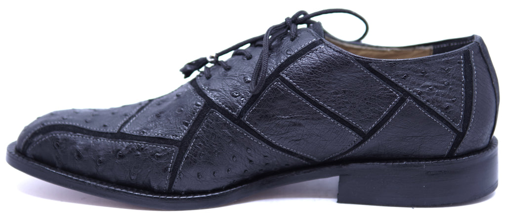 Genuine Ostrich & Velvet Dress Shoe 12-US Men's image 1