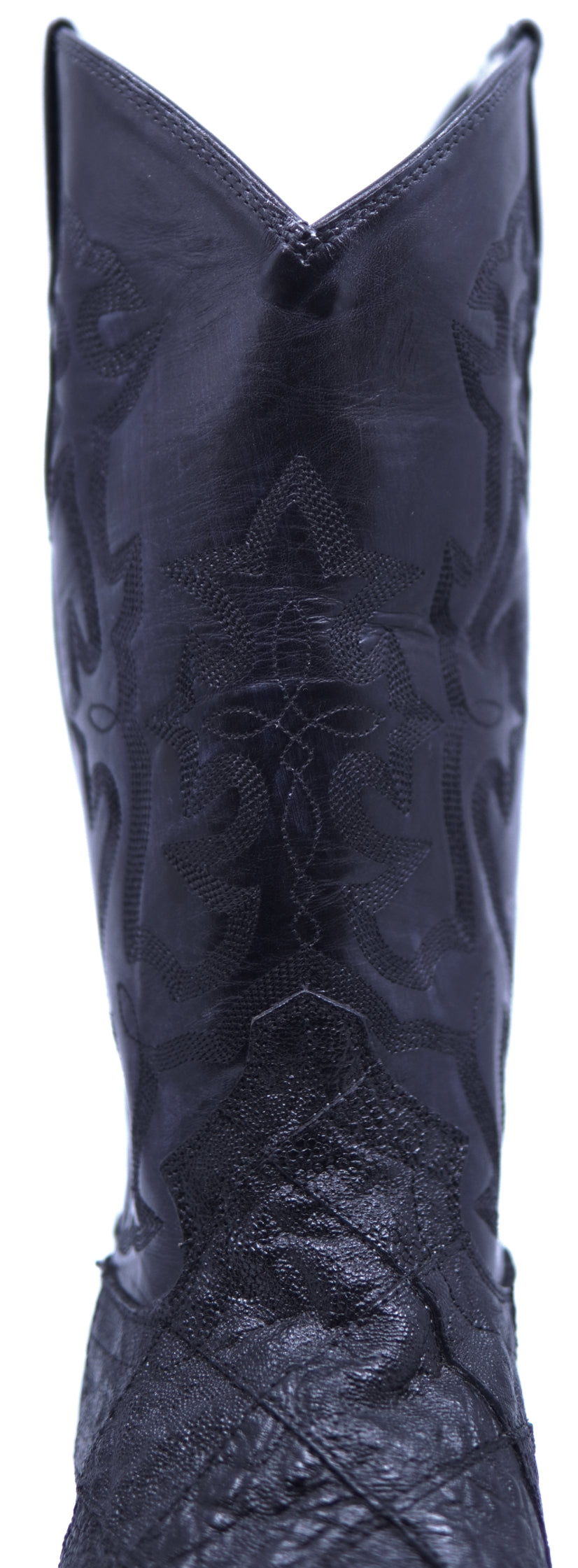 Genuine Frog Textured Leather Cowboy Boots image 4