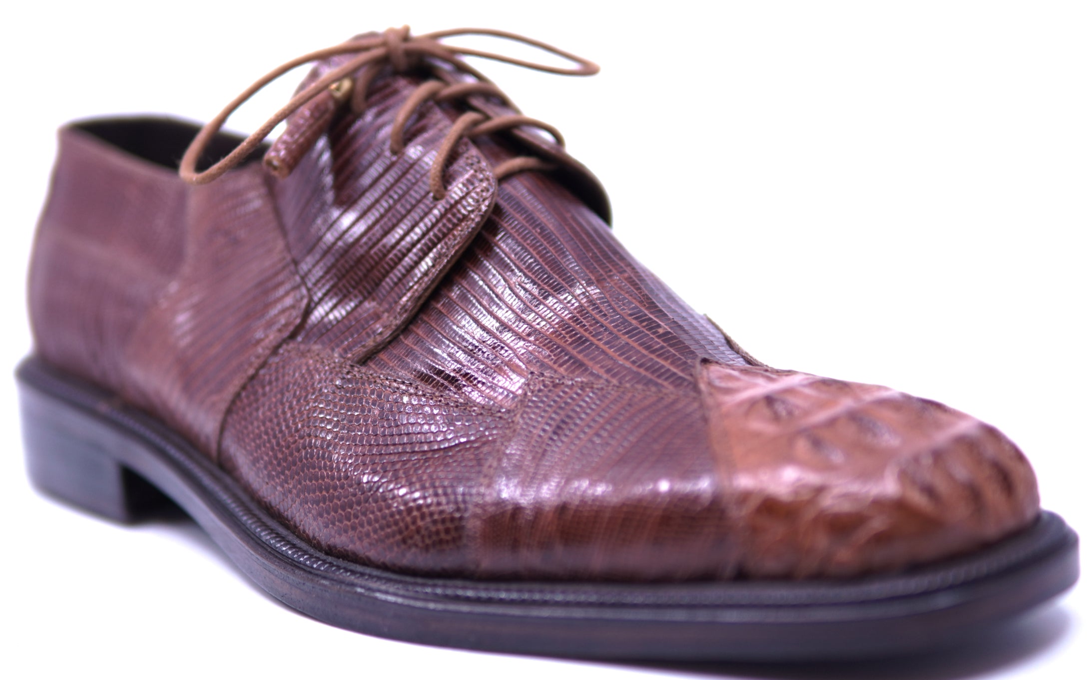 Genuine Lizard & Hornback Crocodile 007 Dress Shoe image 2