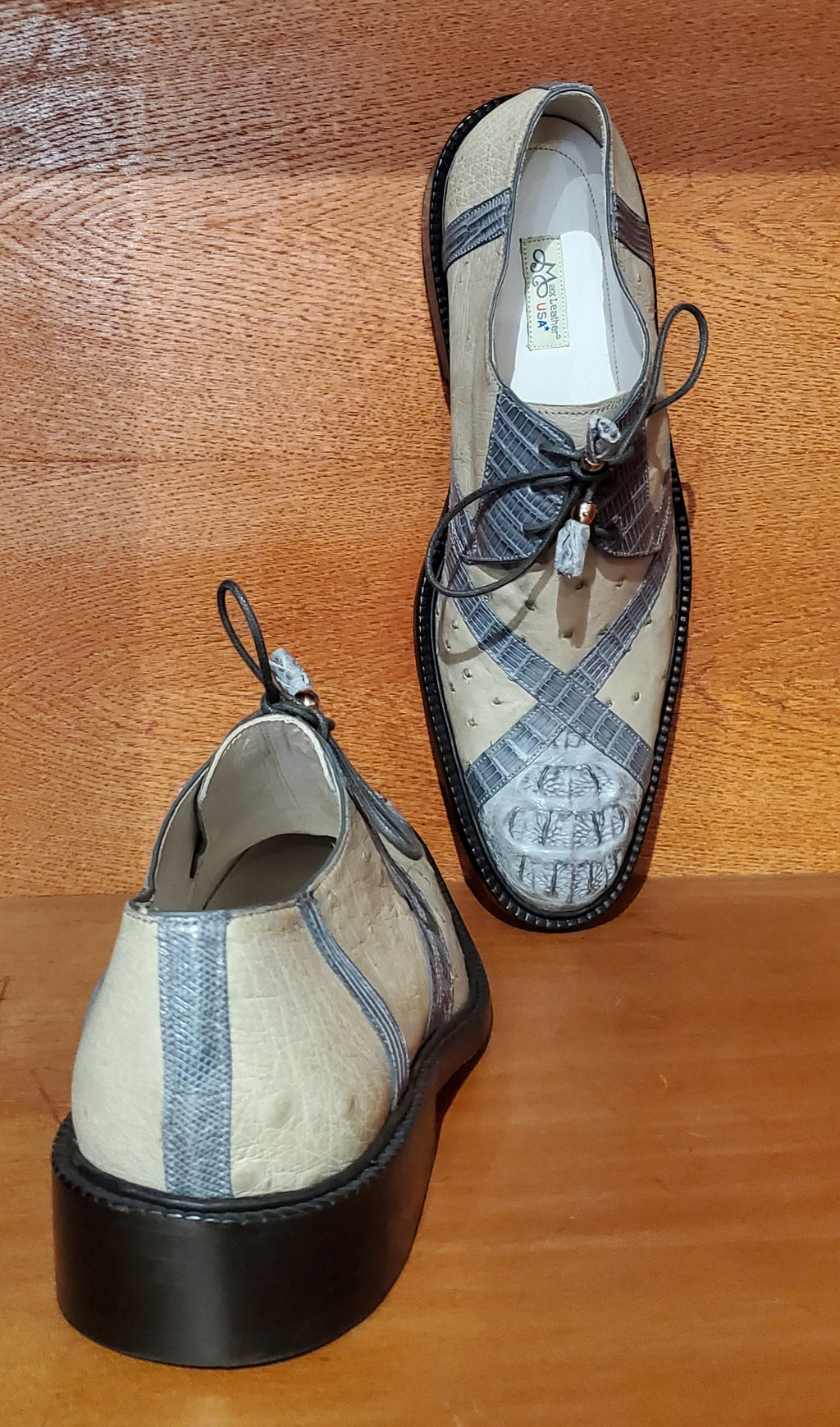 Crocodile/Ostrich/Lizard Dress Shoe US Men's 11.5 image 3