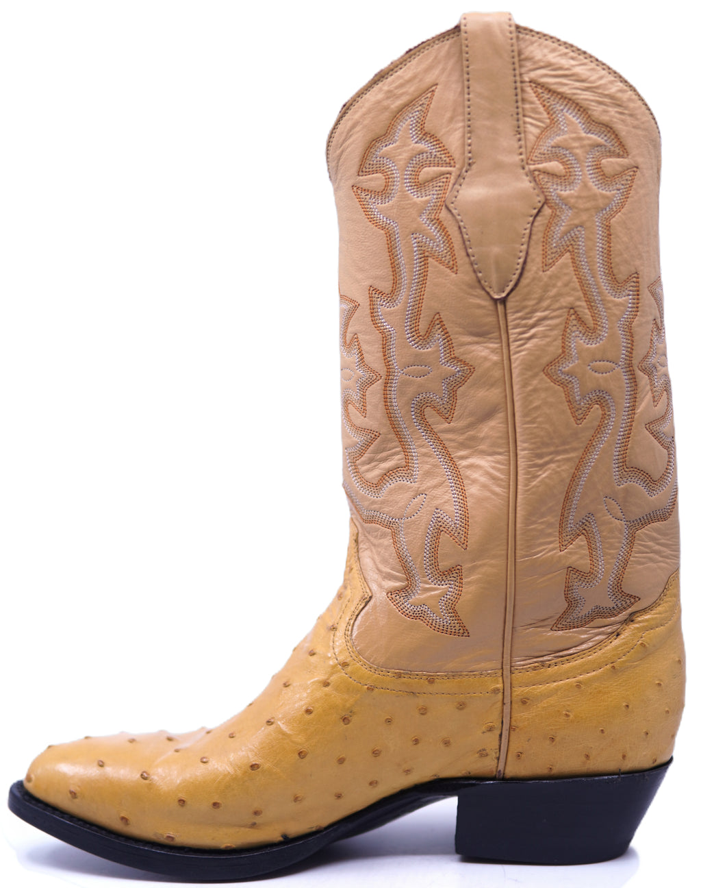 Genuine Ostrich Cowboy Boots image 1