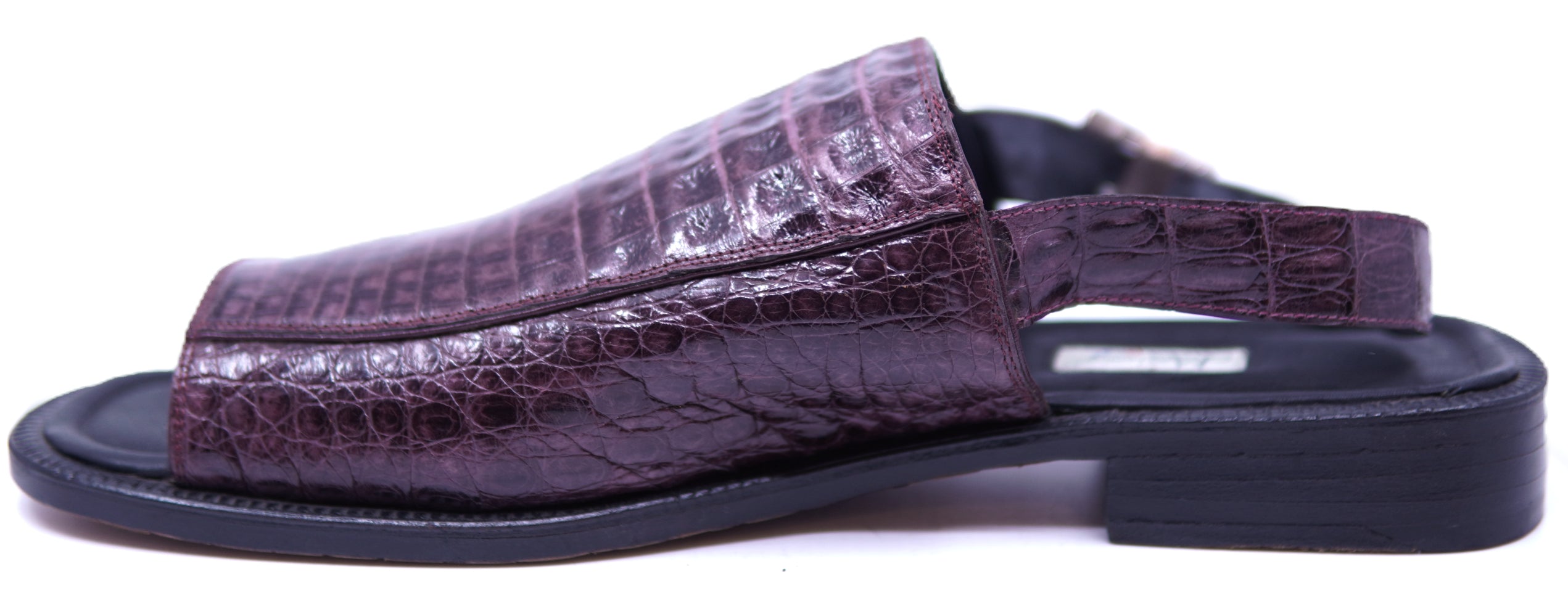 Genuine Crocodile Belly Sandals image 1