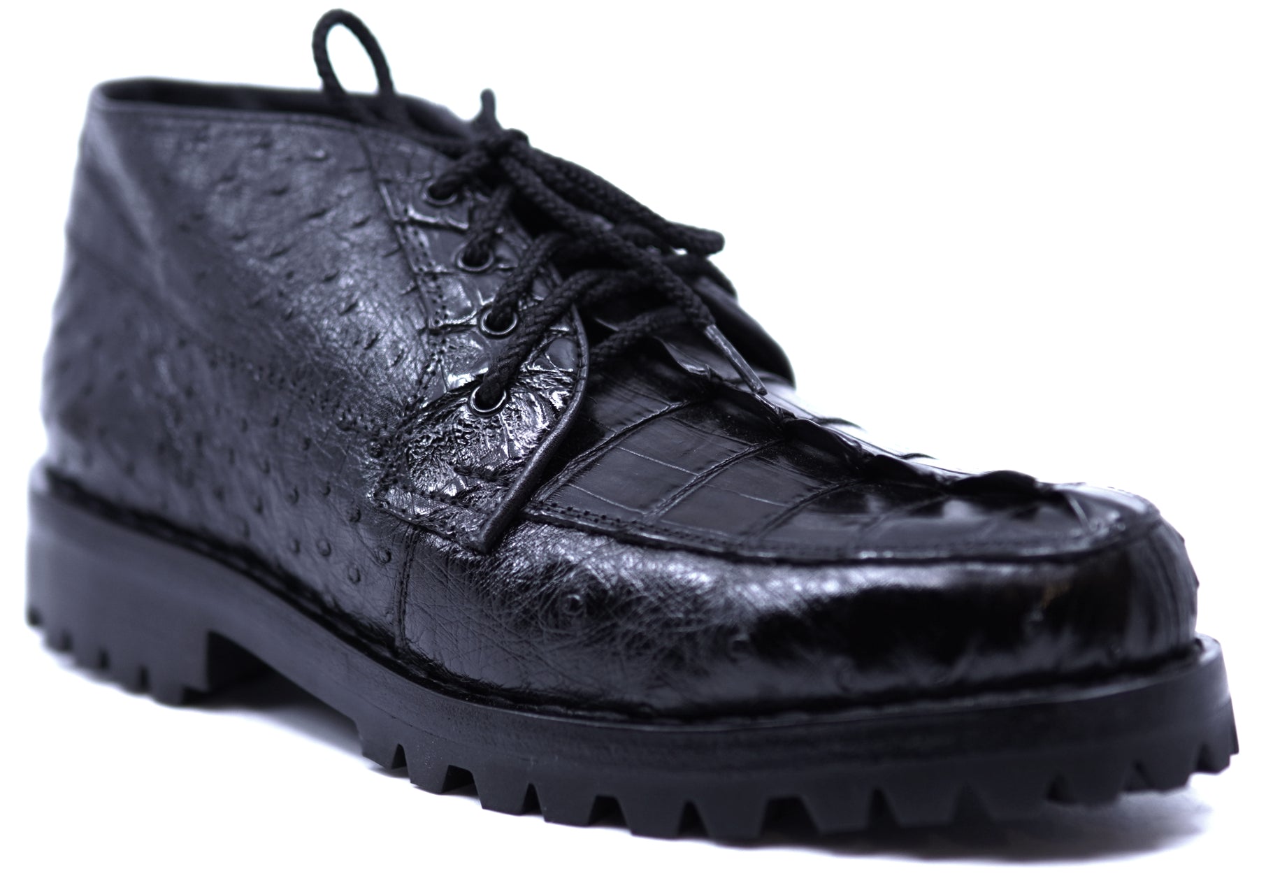 Genuine Ostrich & Caiman Tail 8D's Ankle Boots image 2