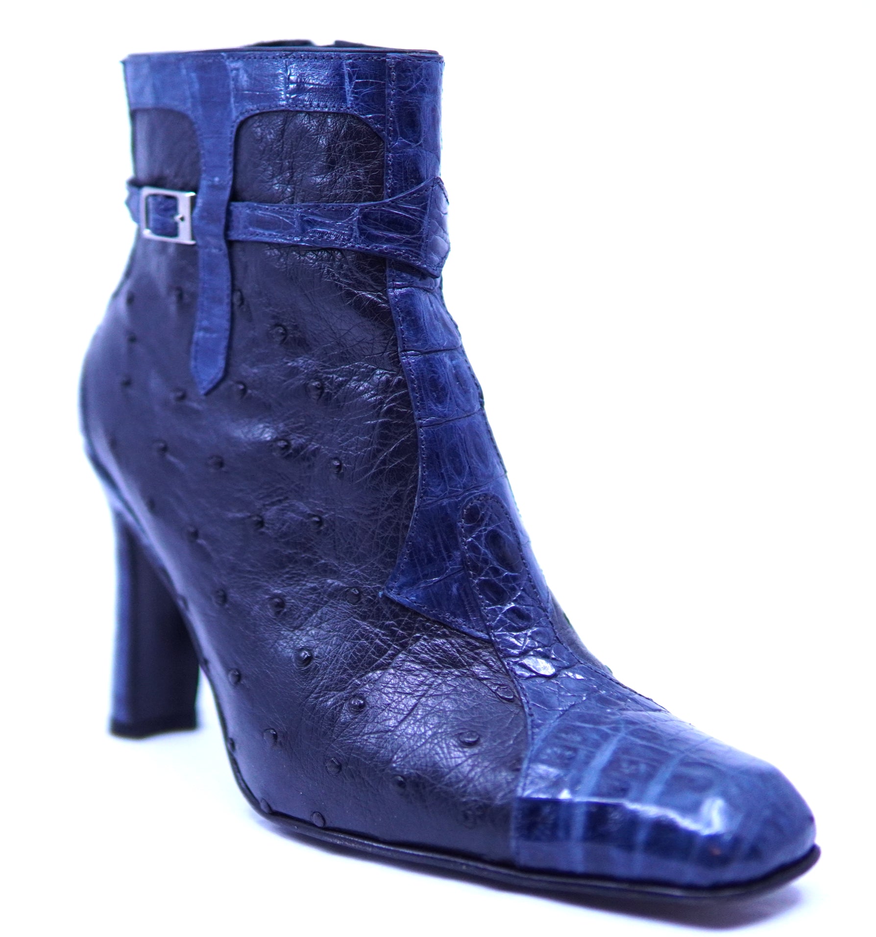 Ostrich and Crocodile Short Boots image 2