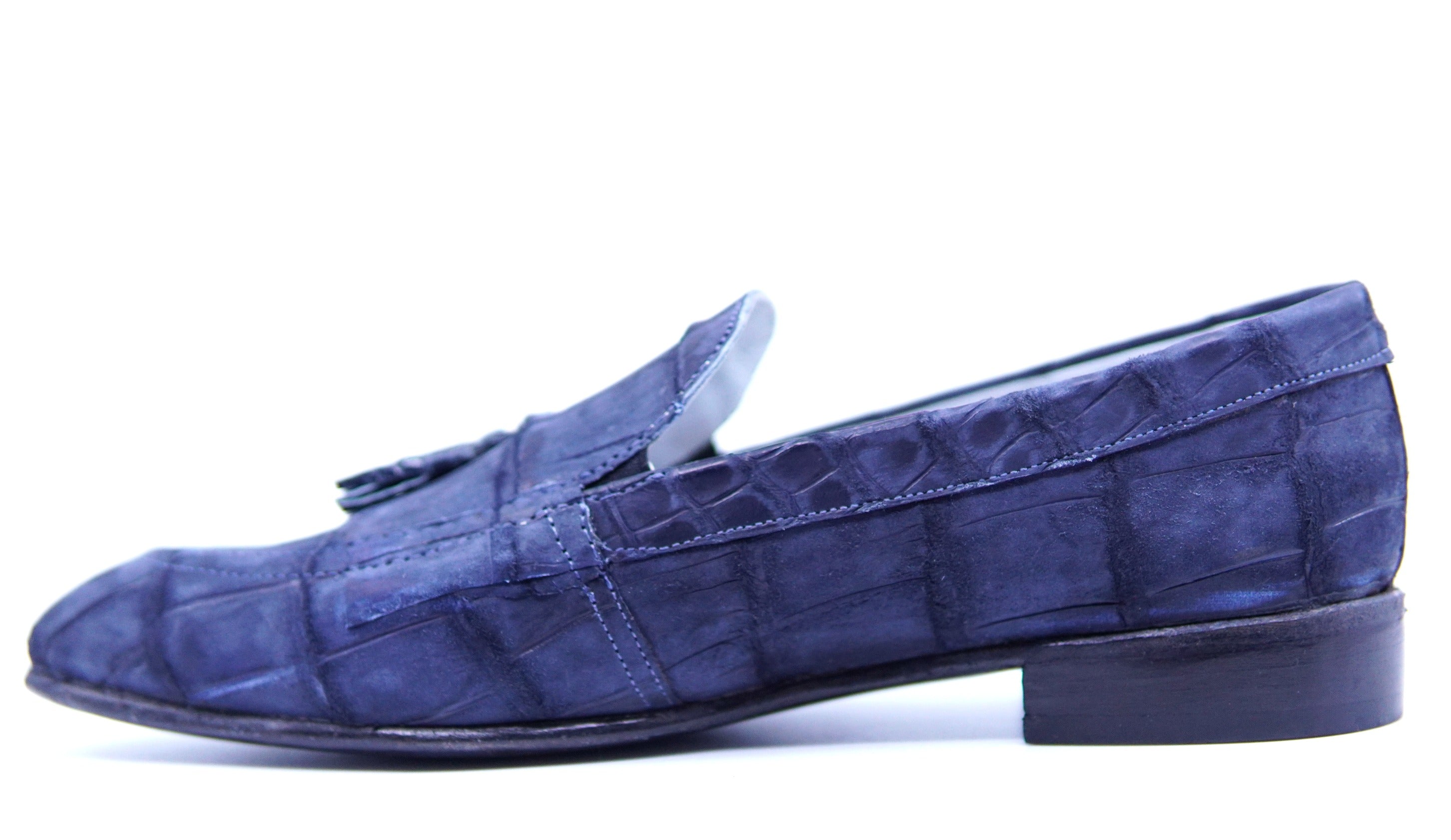 Full Suede Alligator Loafers US 13 image 2