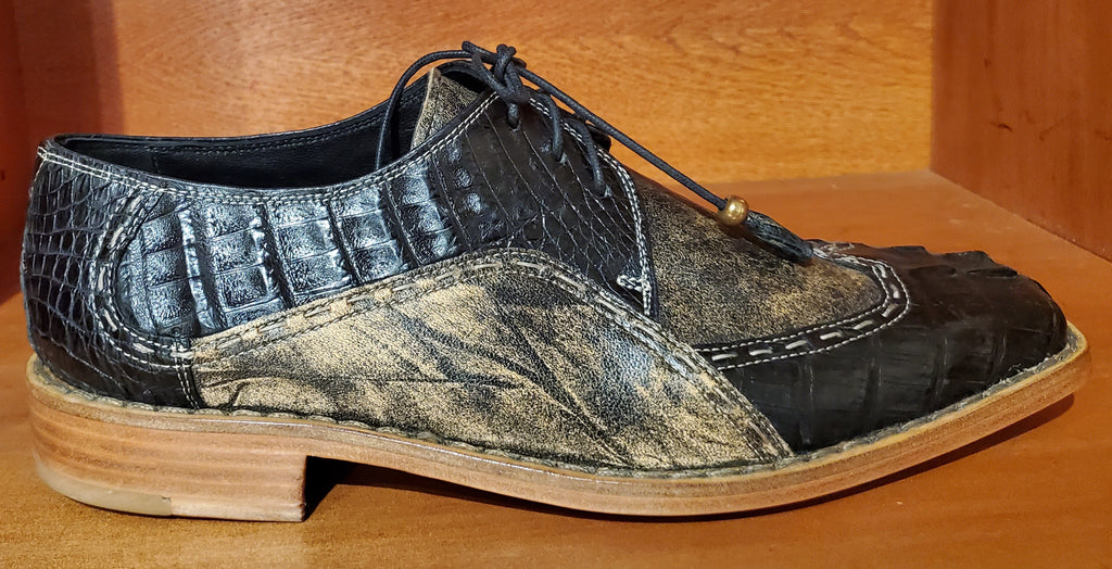 Crocodile & Leather Dress Shoe US Men's 11.5 image 0