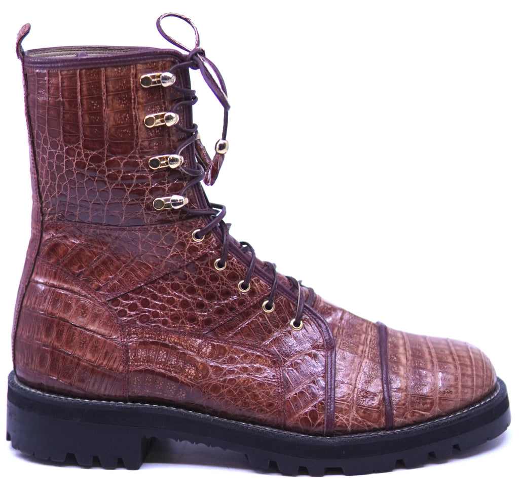 Caiman Belly Combat Boots image 0