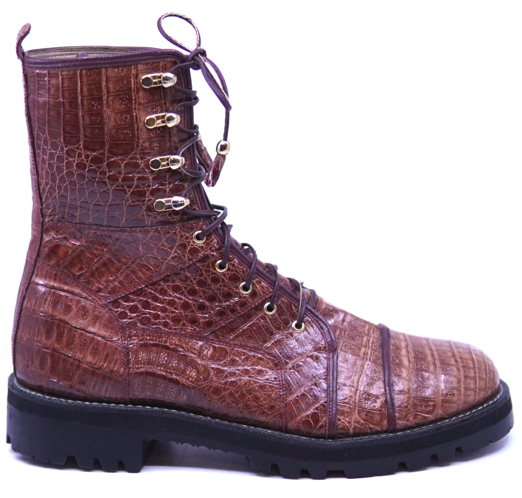 Caiman Belly Combat Boots image 0