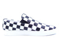 Tiled Black & White Leather Slip On US 10.5 image 0