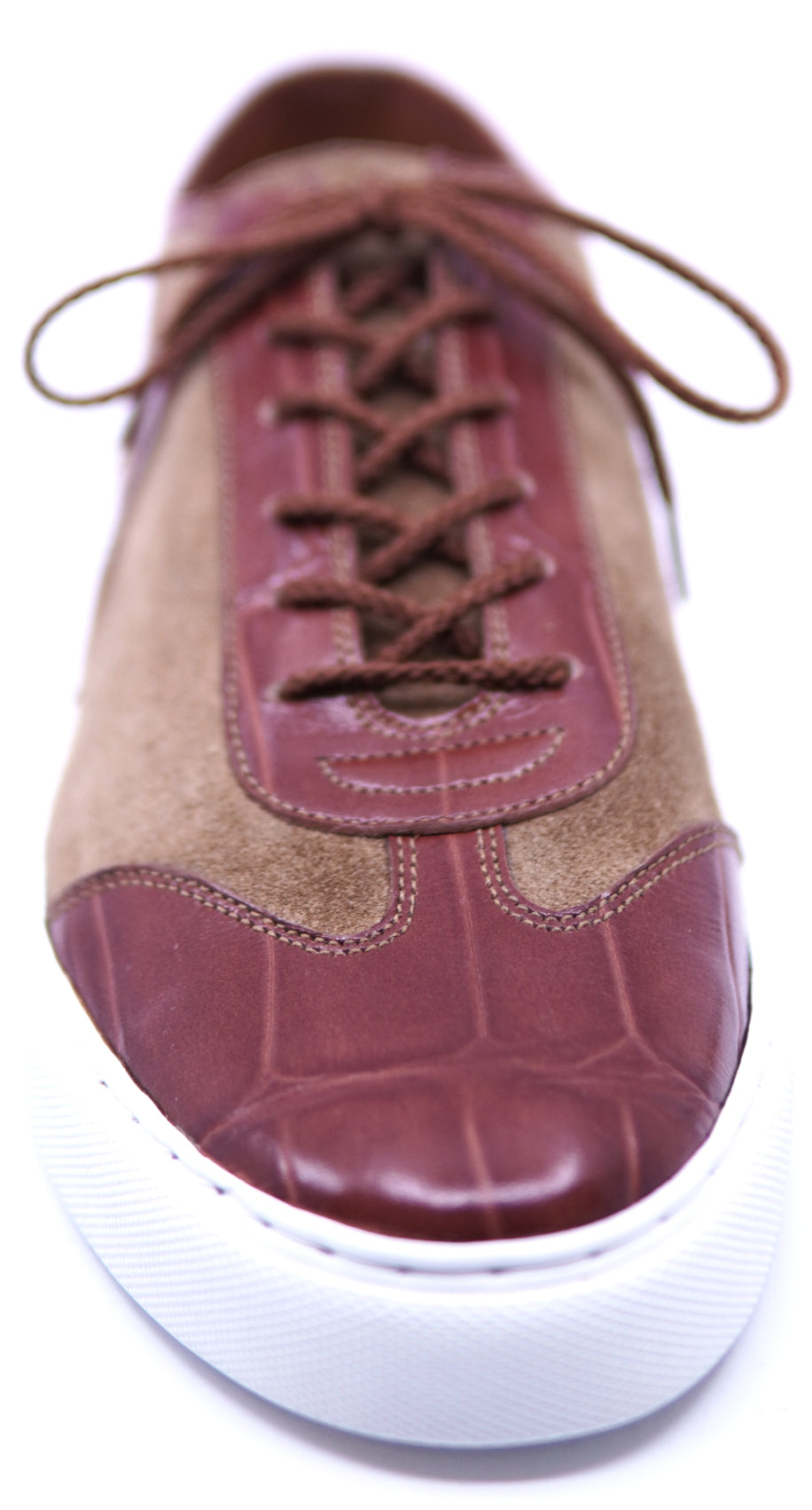 Genuine Alligator & Suede Sneakers image 3