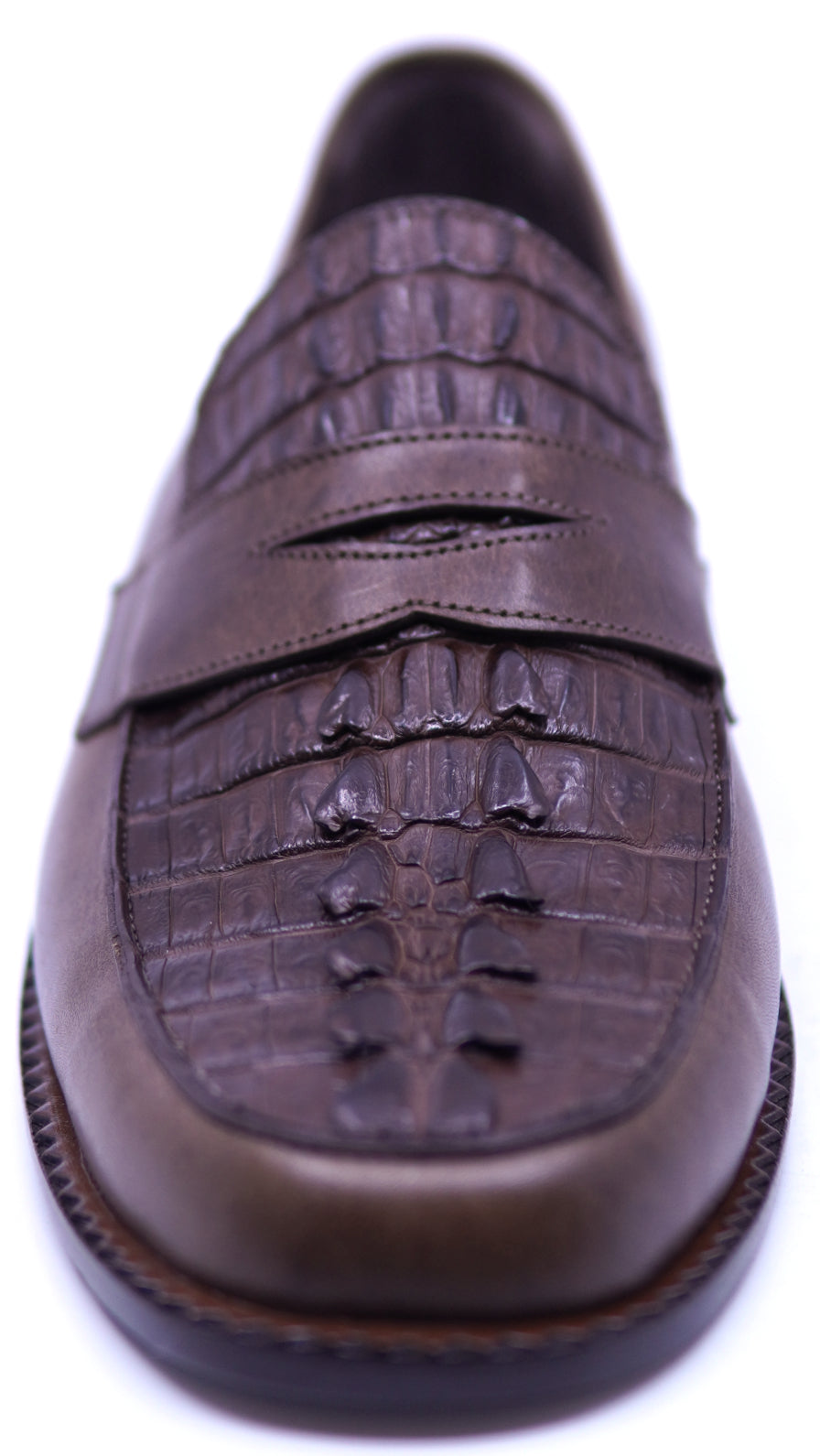 Genuine Crocodile Tail & Leather Loafer 10-US Men's image 3