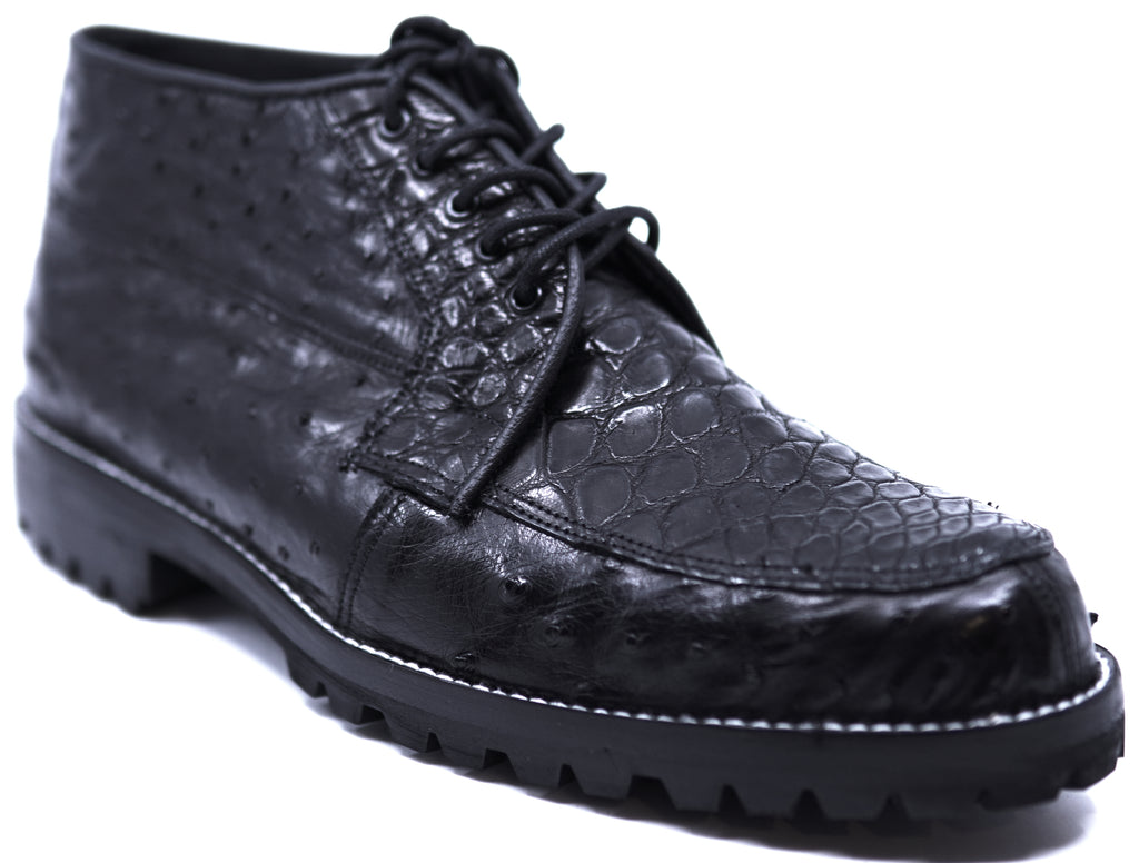 Alligator & Ostrich Ankle Boots 8D image 2