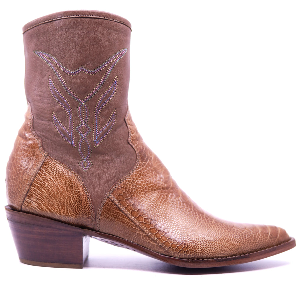 Genuine Ostrich Leg Botin image 0