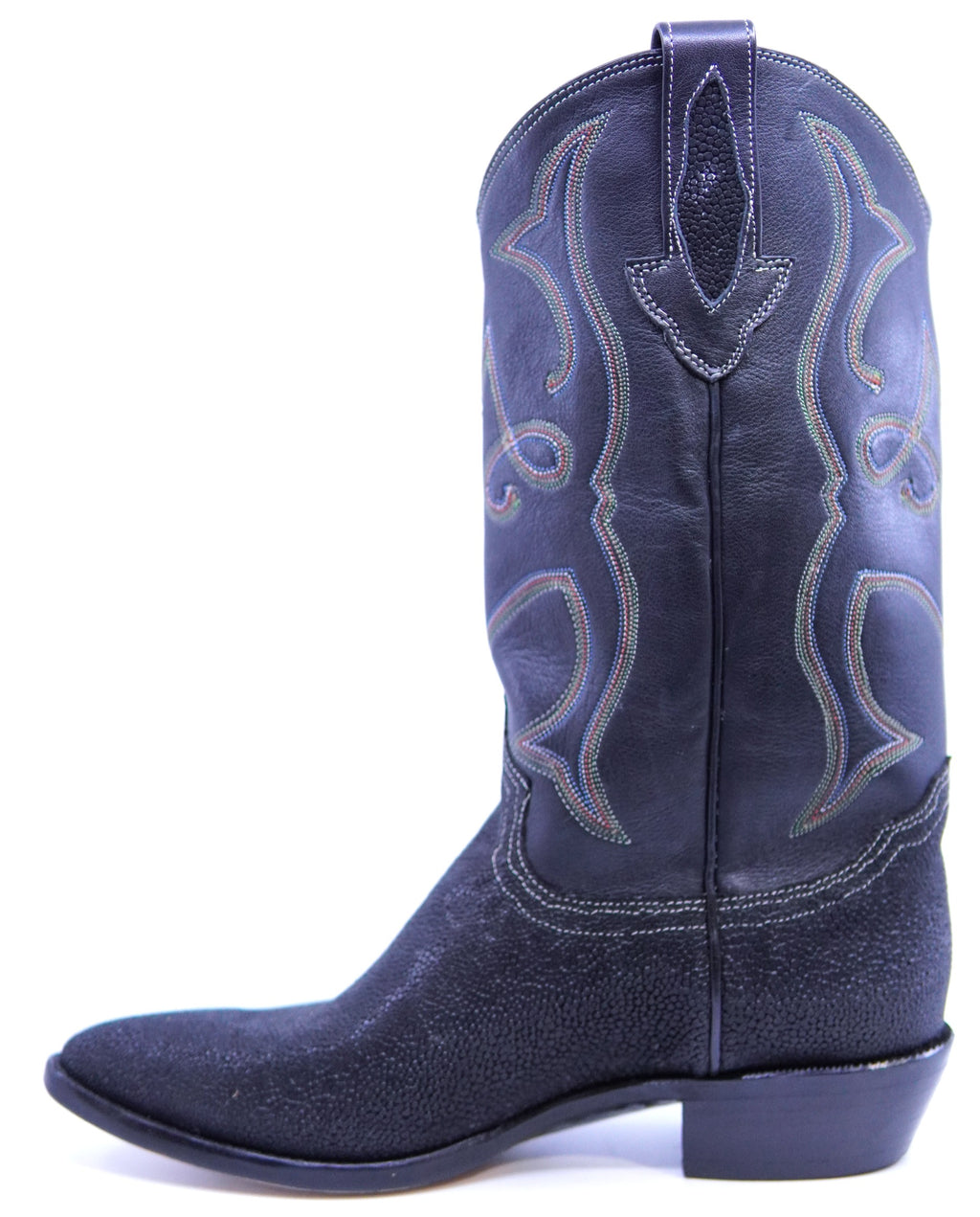 Stingray Textured Leather Cowboy Boots image 8