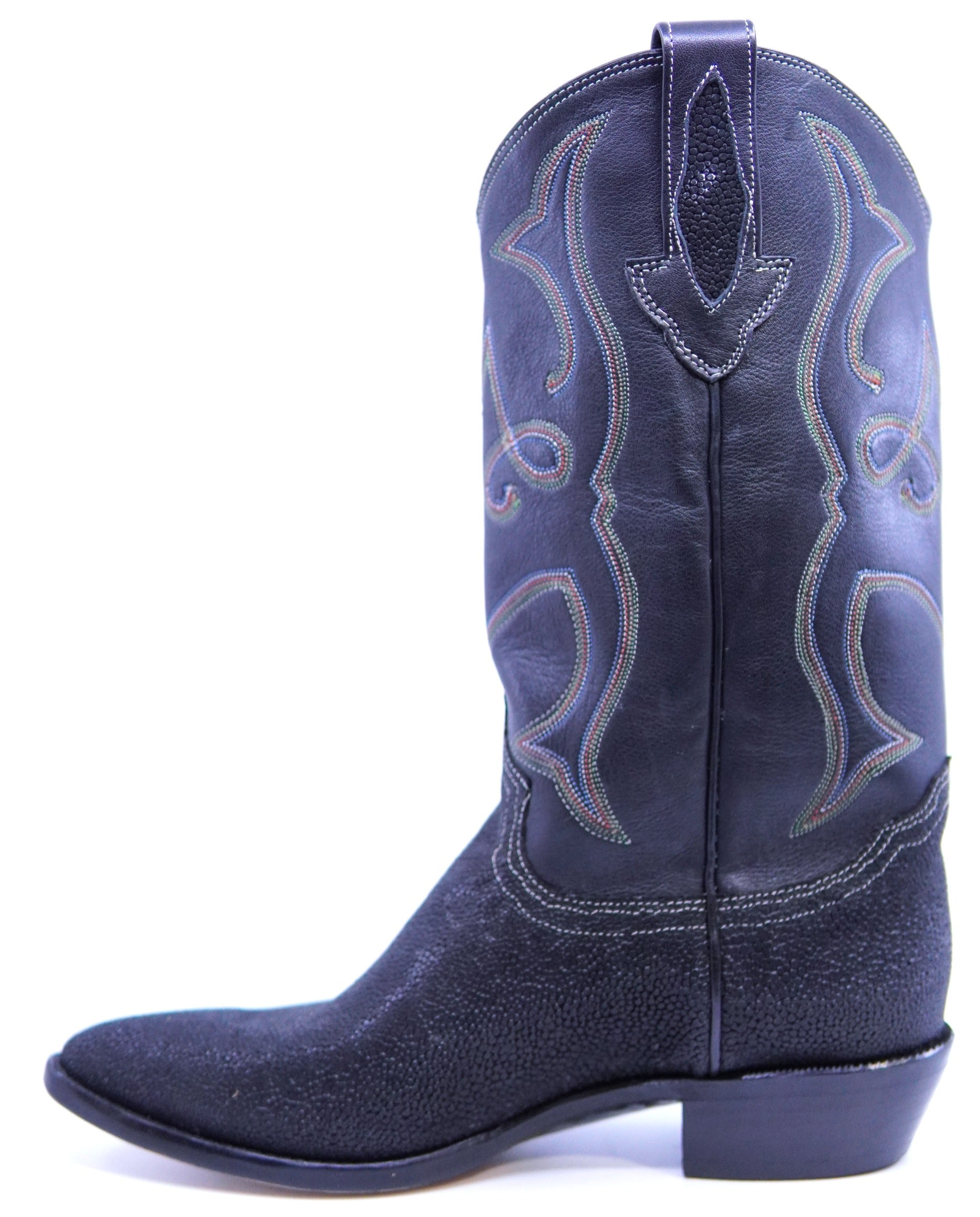 Stingray Textured Leather Cowboy Boots image 8